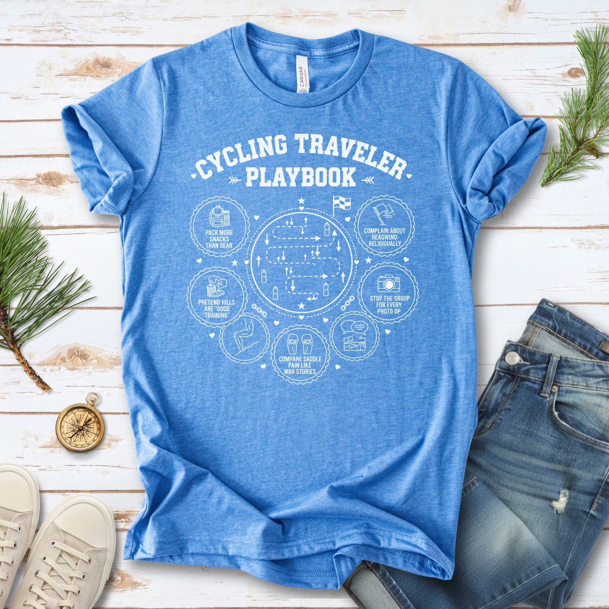 Eco-Lodge Lover Playbook T-Shirt – Funny Eco Traveler Nature Humor Tee