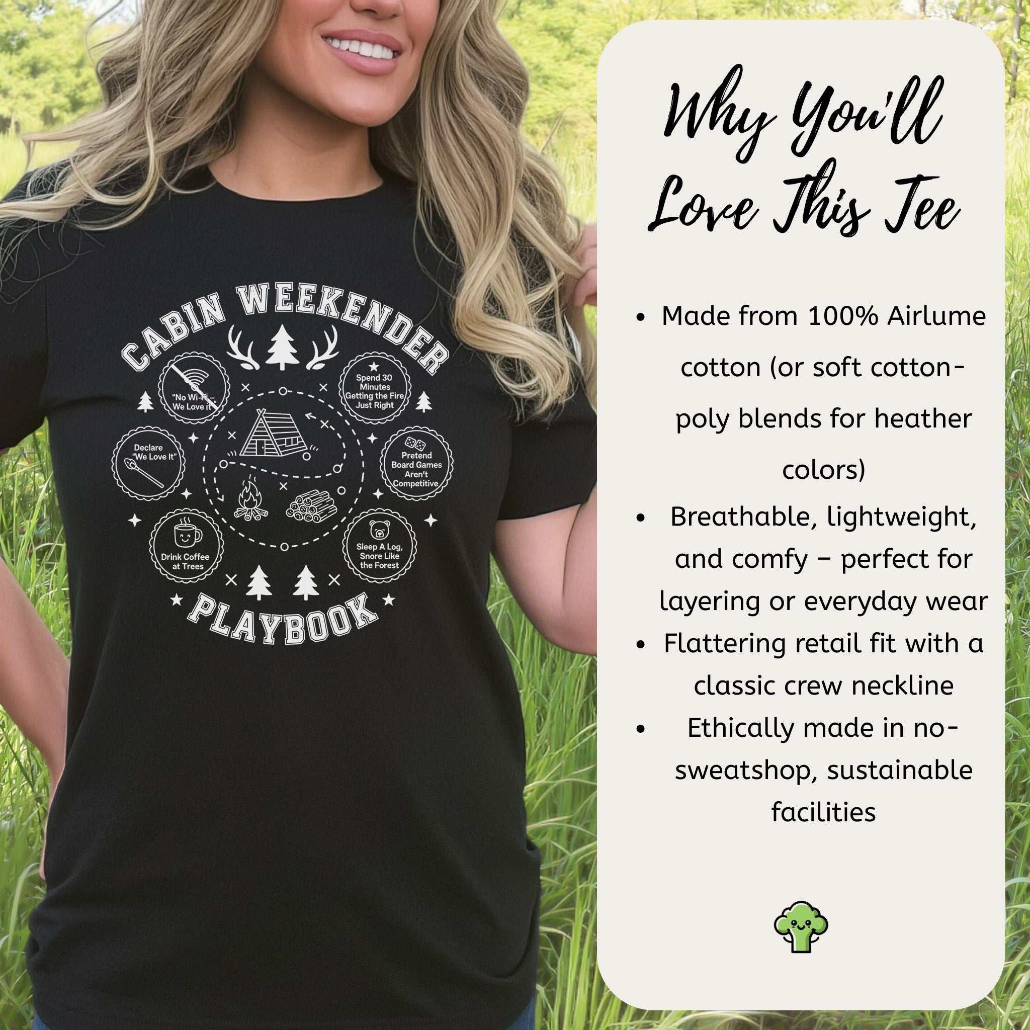 Cabin Weekender Escape T-Shirt – Rustic Forest Retreat Humor Tee