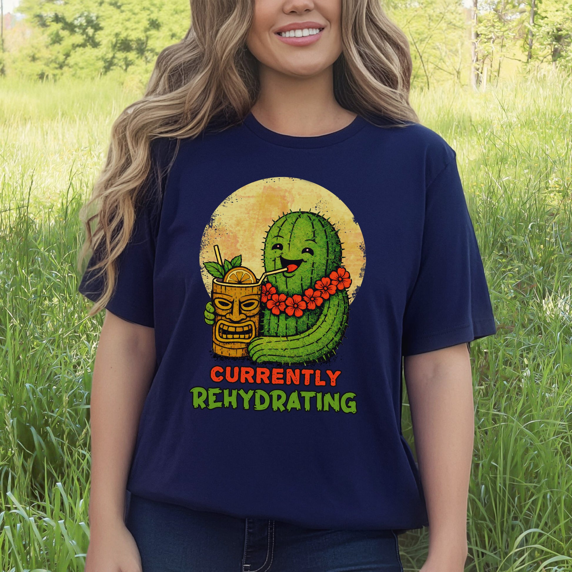 Currently Rehydrating Cactus T-Shirt – Funny Desert Vacation Tee