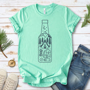 Camping in a Bottle T-Shirt – Retro Adventure & Nature Lover Tee