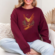 Canyon Path Vintage Desert Hike & Cactus Trail Sweatshirt
