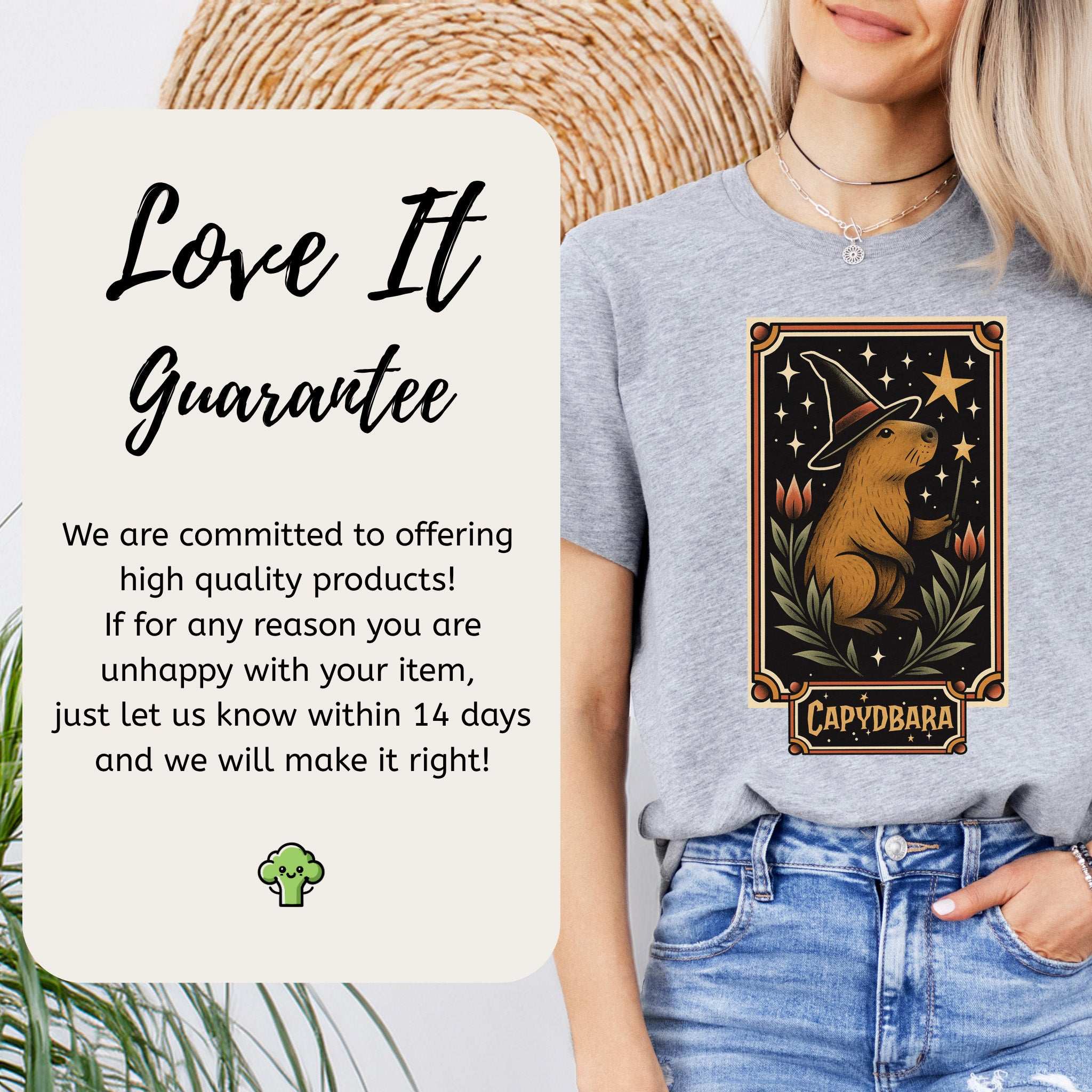 Capydbara Halloween T-Shirt – Wizard Capybara Retro Magic Tee