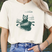 Cat in a Rowboat Mysterioust T-Shirt