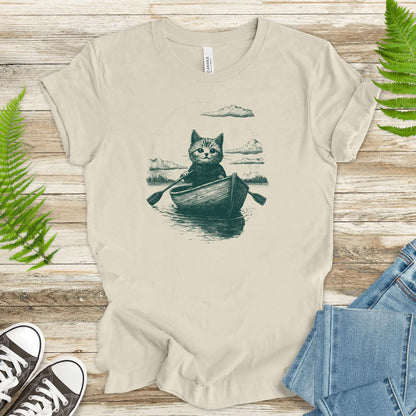 Cat in a Rowboat Mysterioust T-Shirt