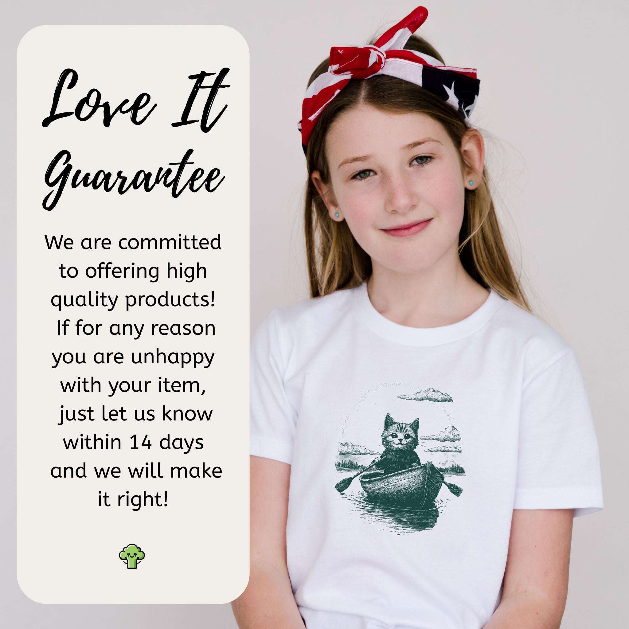 Cat in a Rowboat – Dreamy & Mysterious Youth Tee