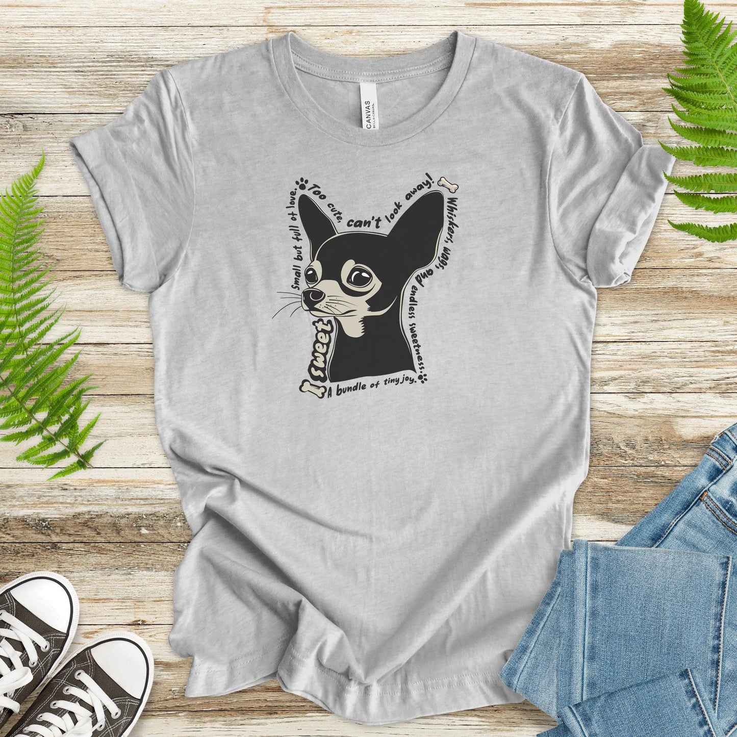 Cute Chihuahua T-Shirt – Adorable Pup Design - TShirtree