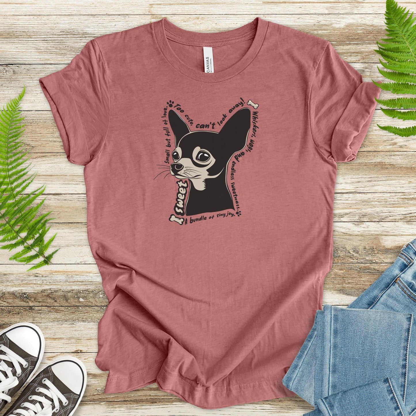 Cute Chihuahua T-Shirt – Adorable Pup Design - TShirtree