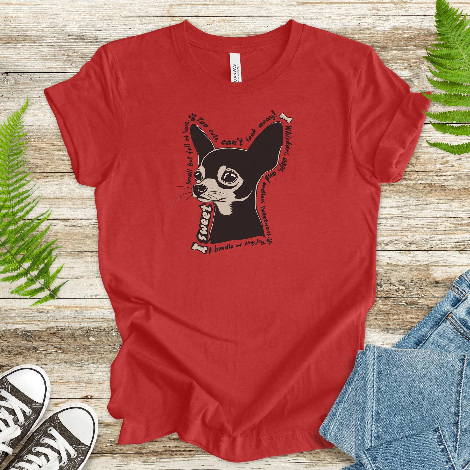 Cute Chihuahua T-Shirt – Adorable Pup Design - TShirtree