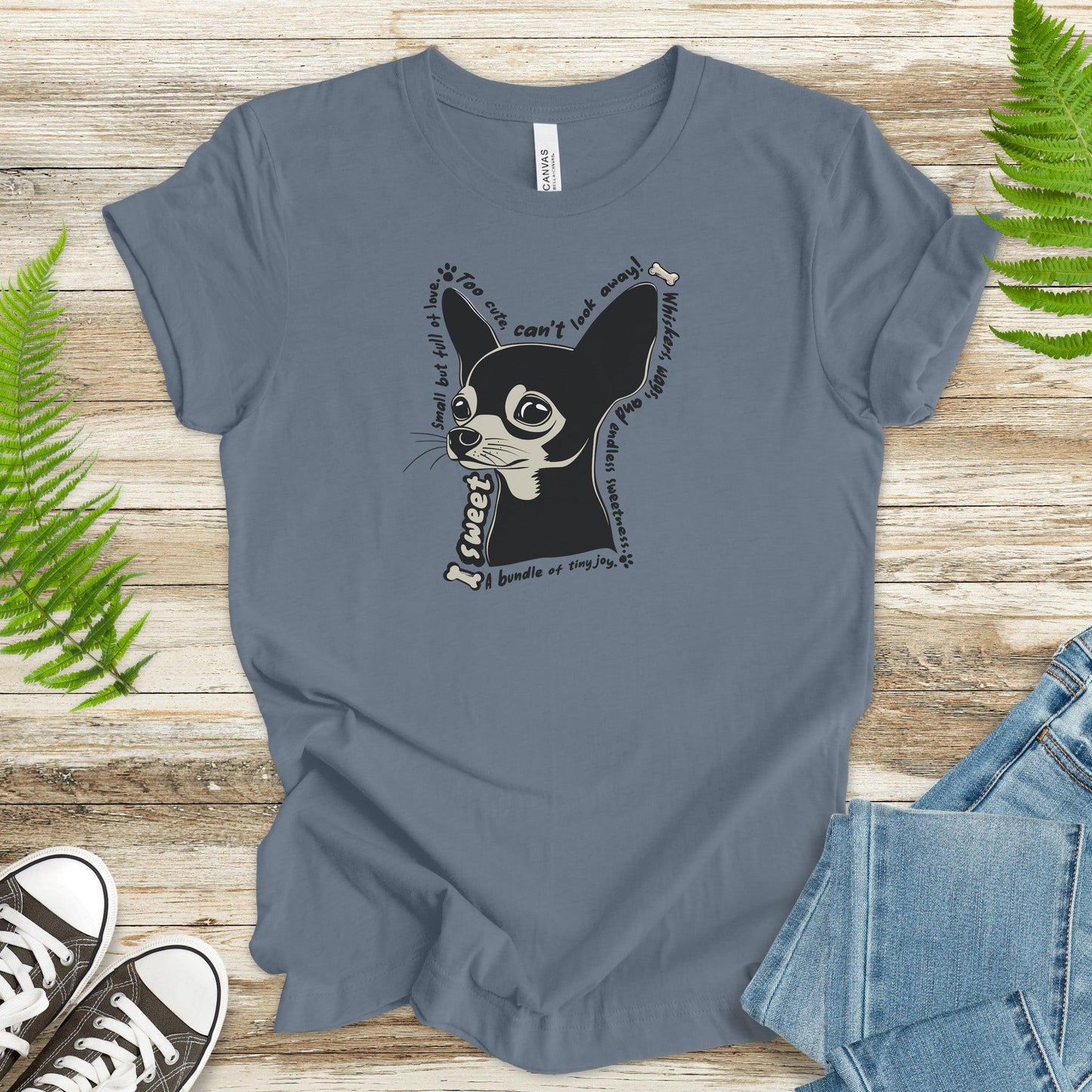 Cute Chihuahua T-Shirt – Adorable Pup Design - TShirtree