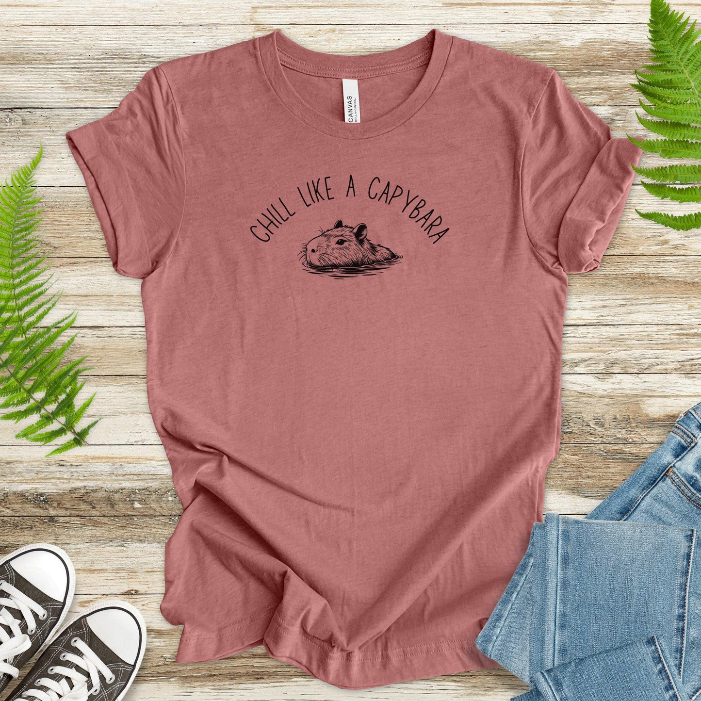 Chill Like a Capybara T-Shirt – Relaxation, Capybara Style - TShirtree