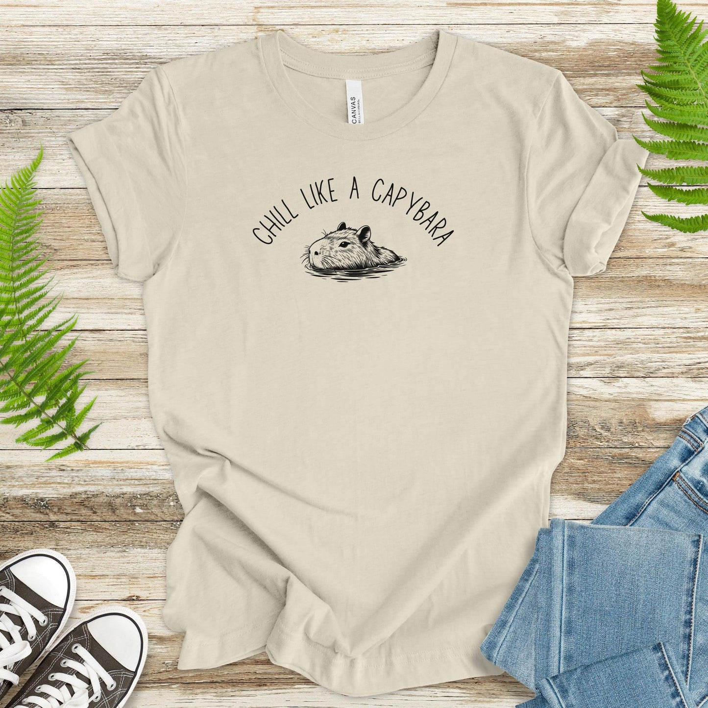 Chill Like a Capybara T-Shirt – Relaxation, Capybara Style - TShirtree