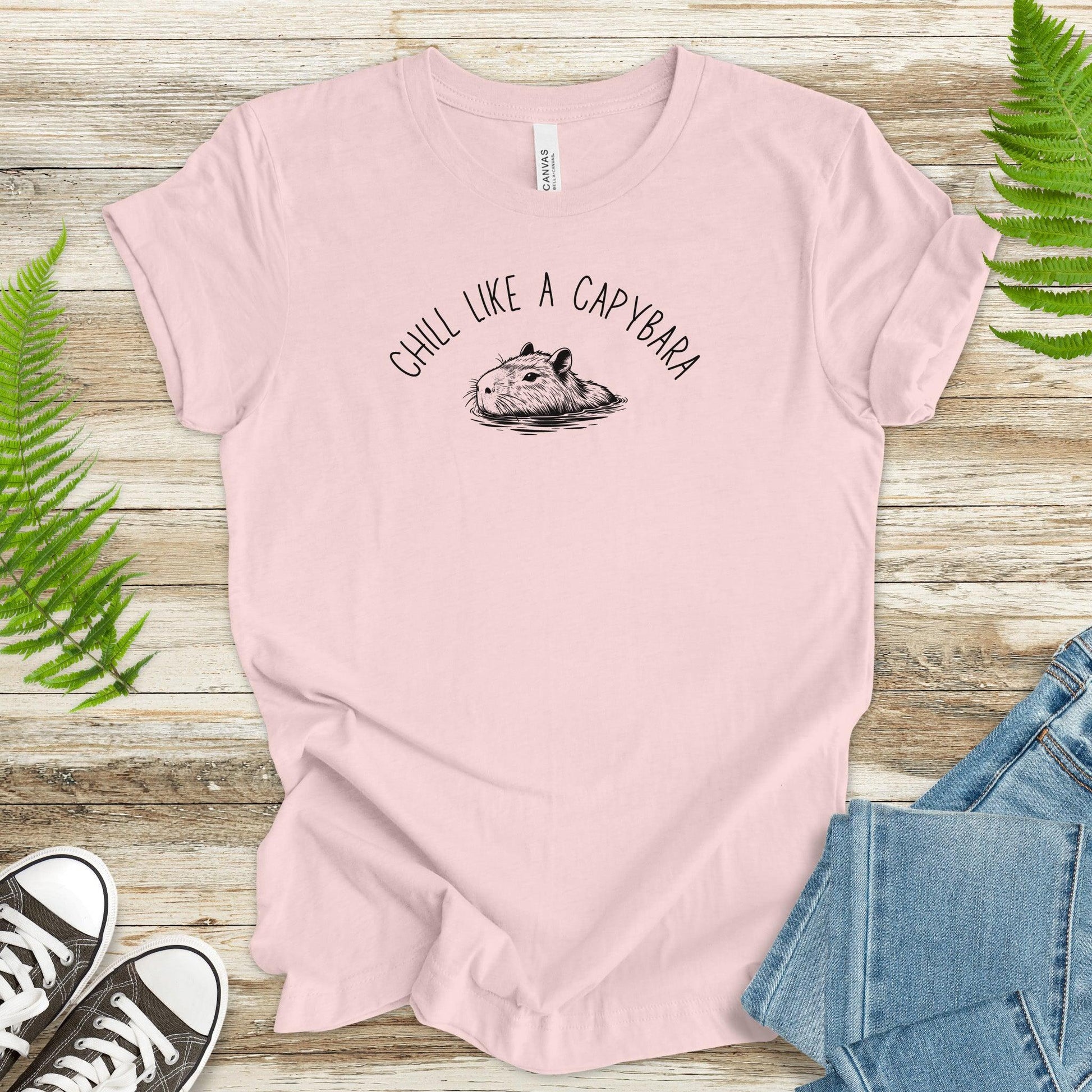 Chill Like a Capybara T-Shirt – Relaxation, Capybara Style - TShirtree