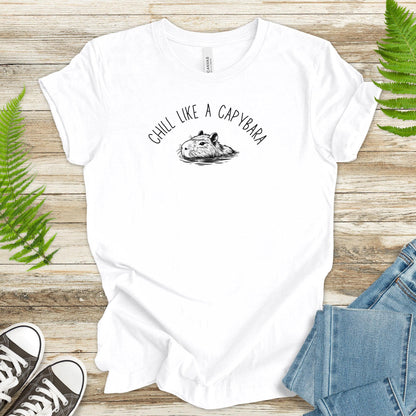 Chill Like a Capybara T-Shirt – Relaxation, Capybara Style - TShirtree