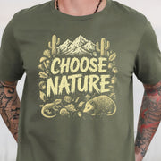 Choose Nature Desert Forest Wildlife Adventure T-Shirt
