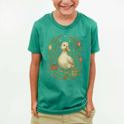 Christmas Duck Youth Tee – Cute Holiday Bird Lovers Gift Shirt