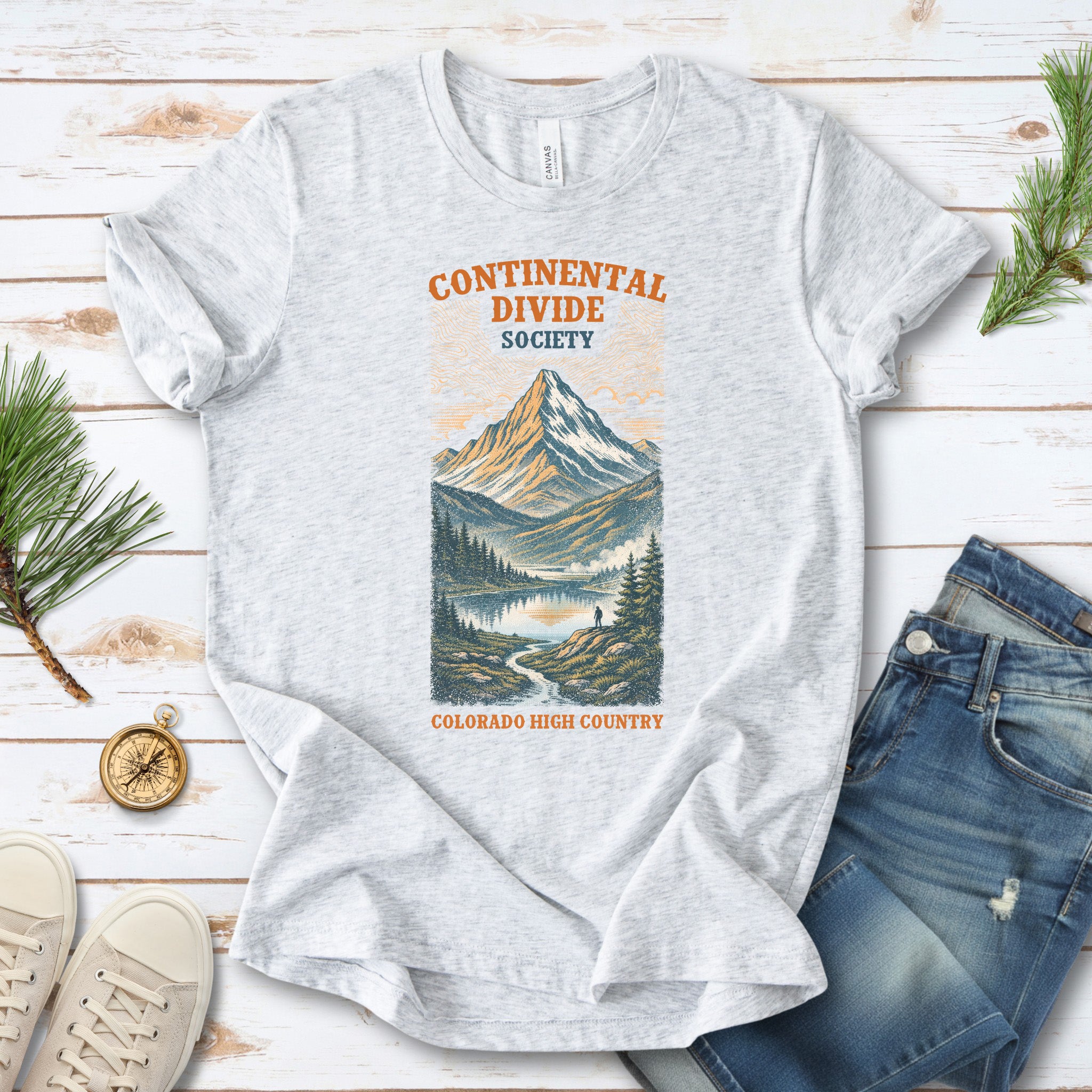Continental Divide Colorado Shirt – High Country Hiking T-Shirt