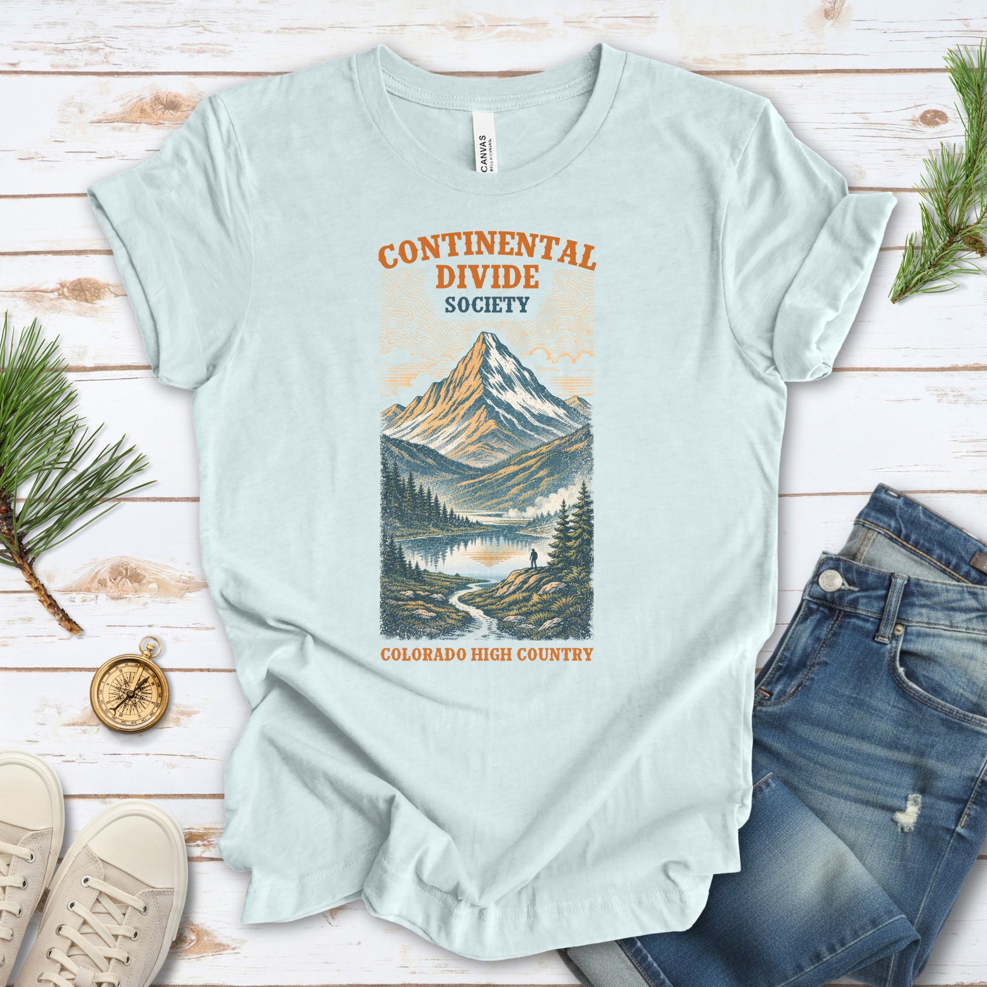Continental Divide Colorado Shirt – High Country Hiking T-Shirt