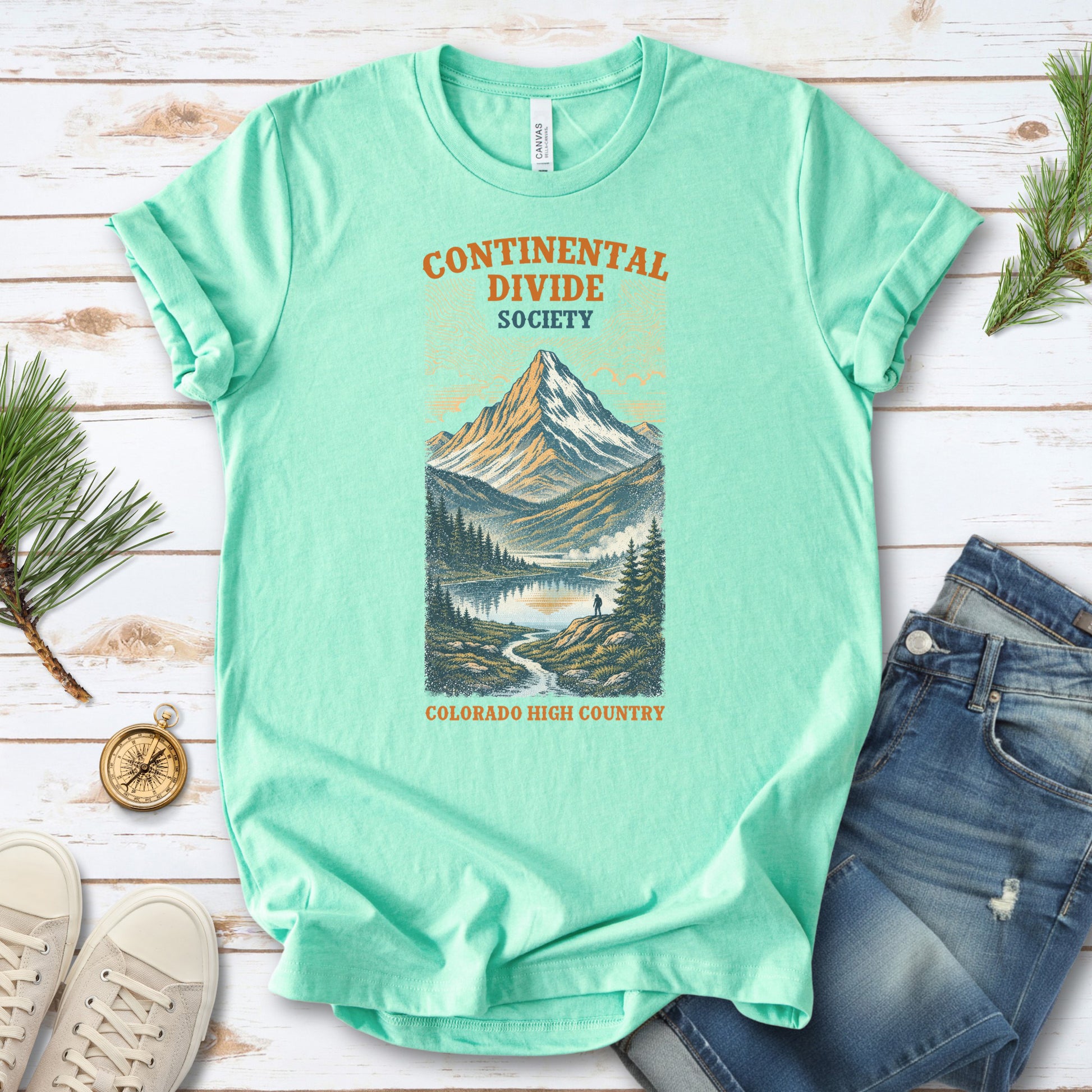 Continental Divide Colorado Shirt – High Country Hiking T-Shirt