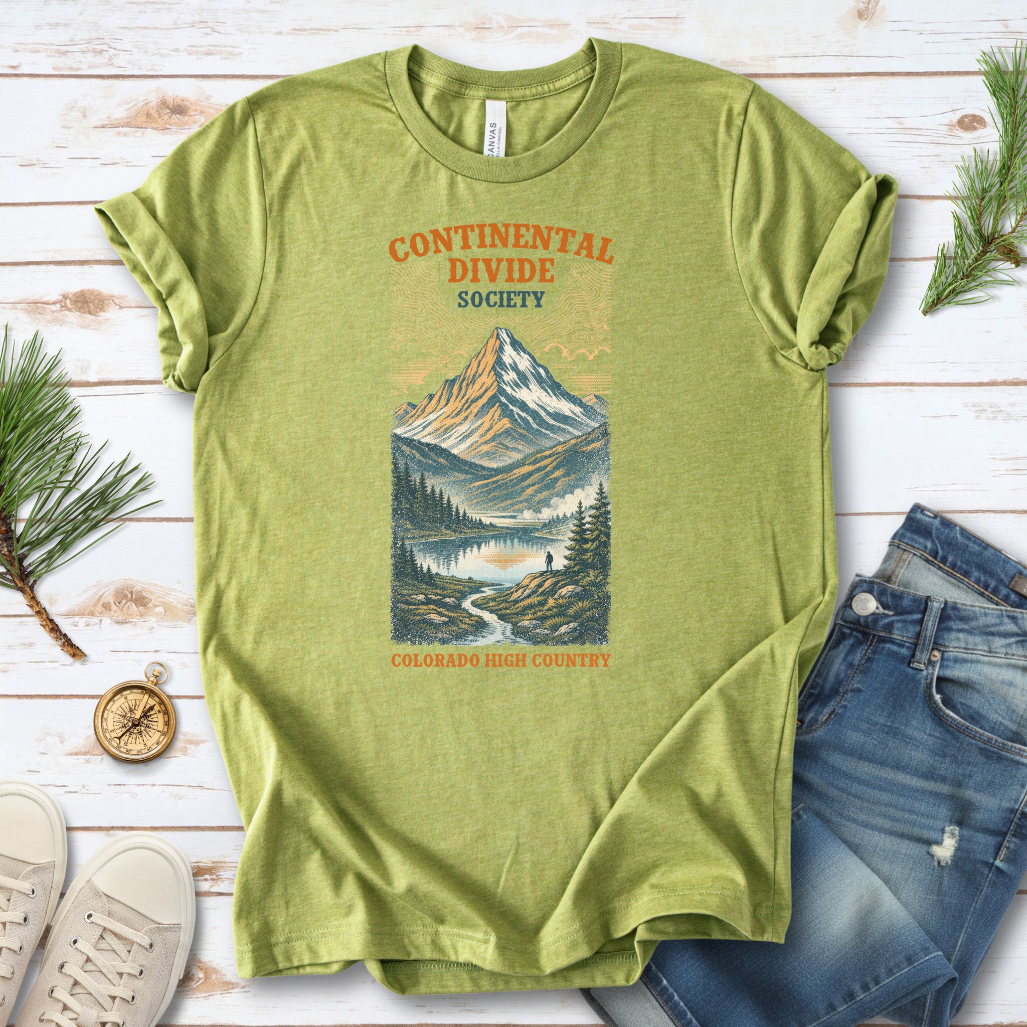 Continental Divide Colorado Shirt – High Country Hiking T-Shirt