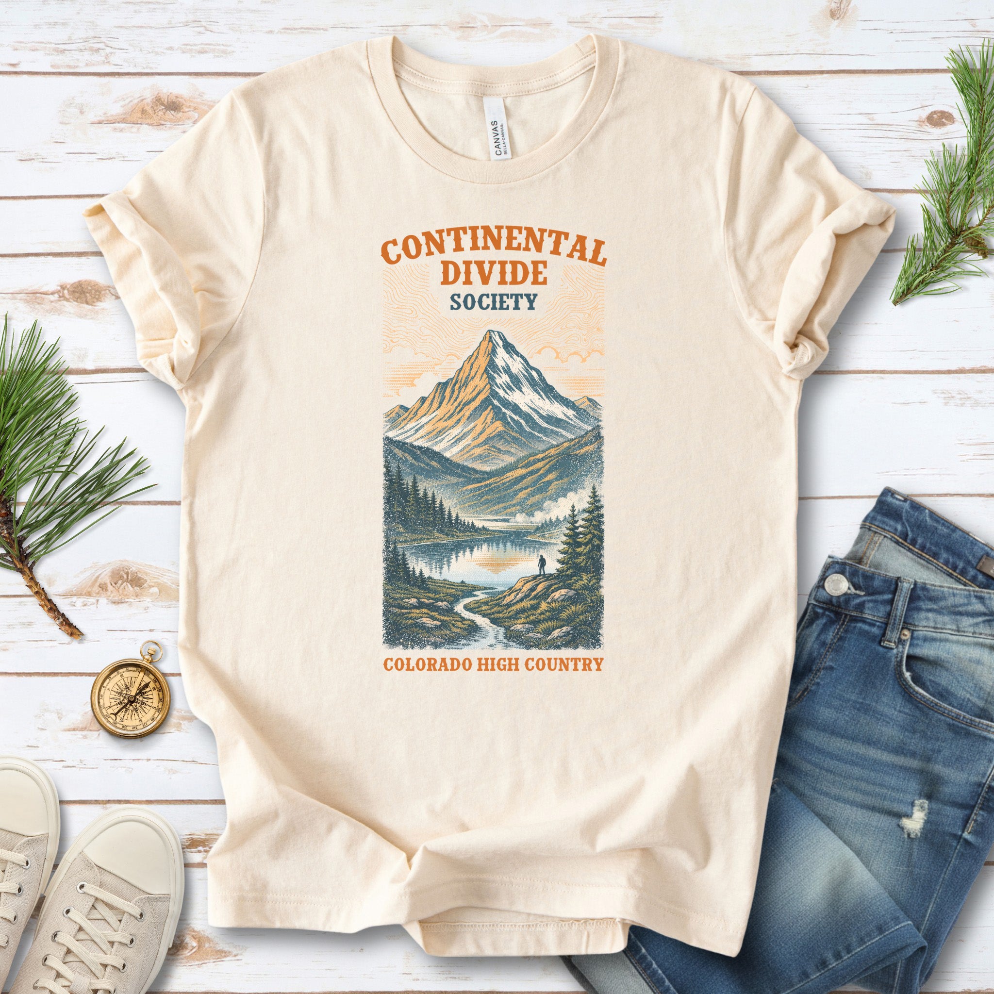 Continental Divide Colorado Shirt – High Country Hiking T-Shirt