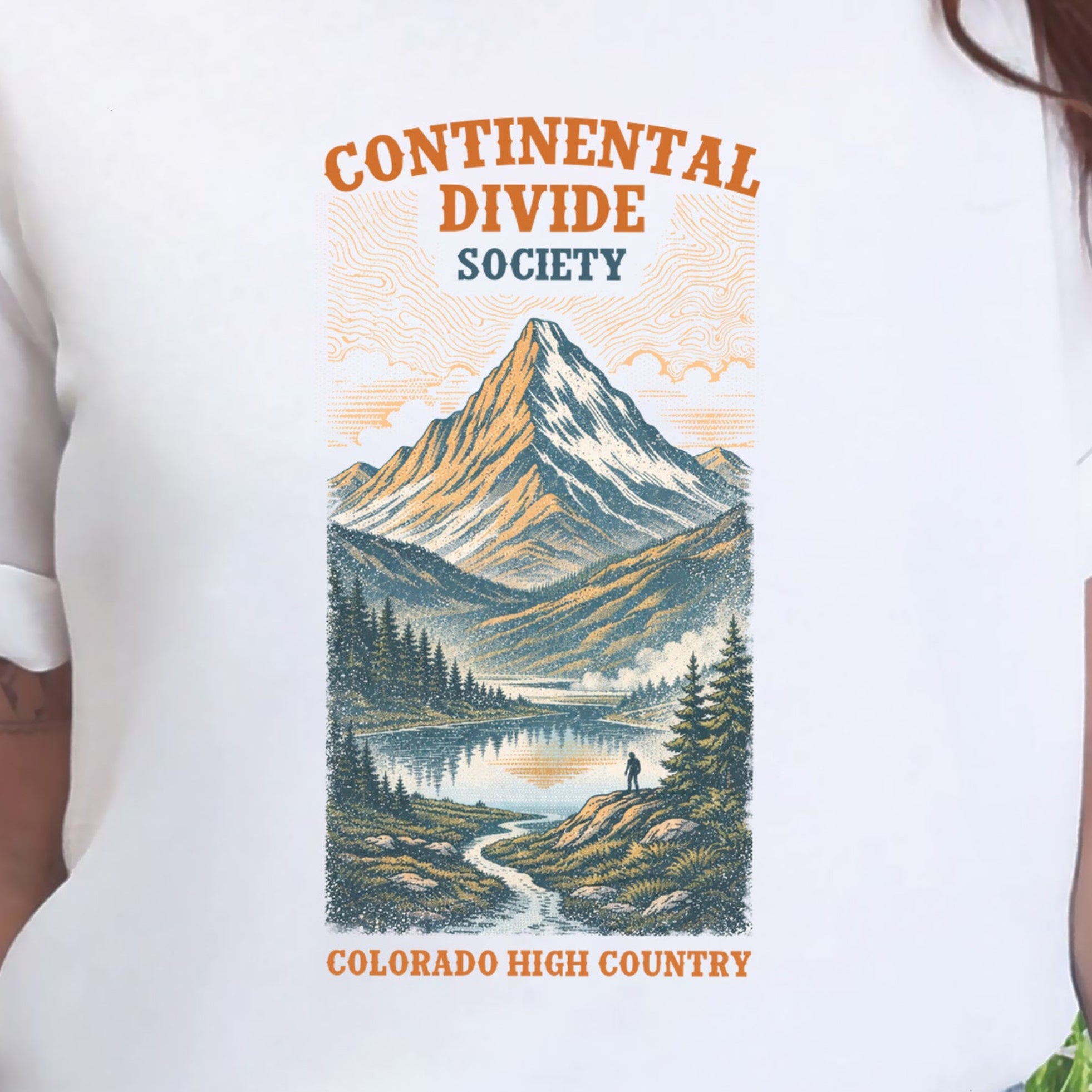 Continental Divide Colorado Shirt – High Country Hiking T-Shirt