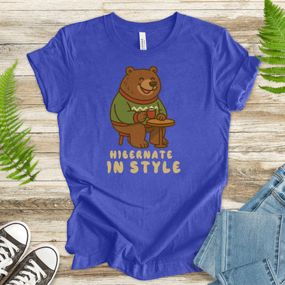 Cozy Bear Cocoa T-Shirt – Funny Holiday Gift for Hot Chocolate Lovers