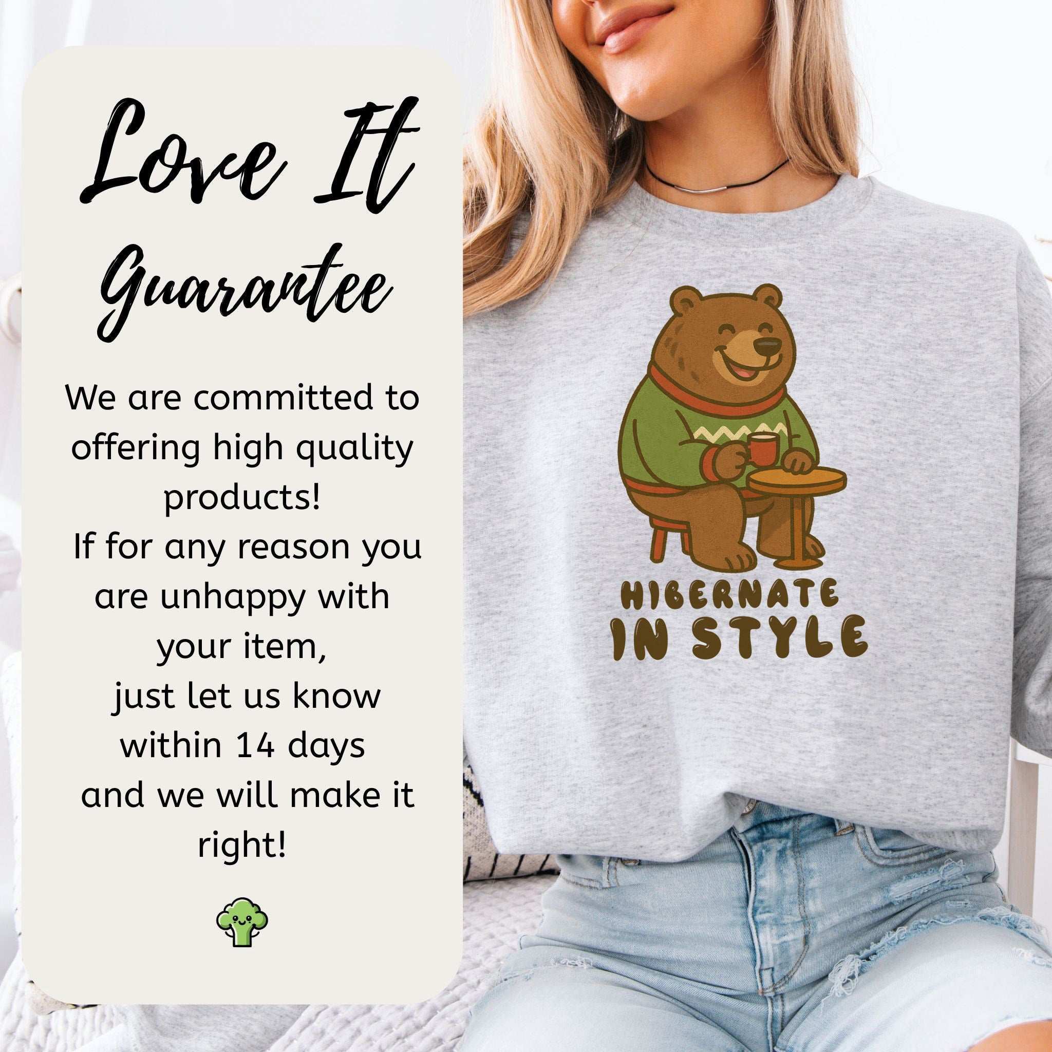 Cozy Bear Cocoa Sweatshirt – Funny Holiday Gift for Hot Chocolate Lovers