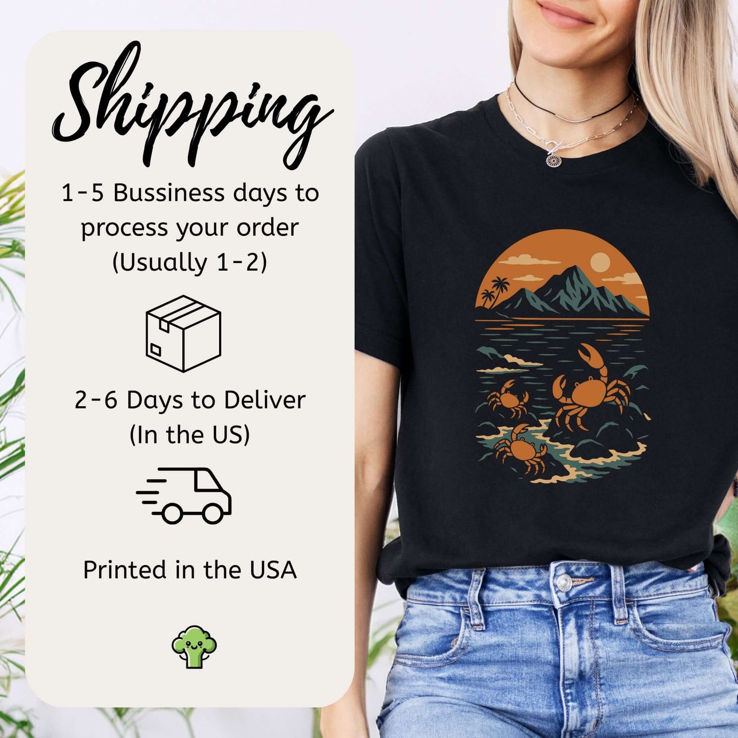 Hawaiian Crabs T-Shirt – Tropical Ocean Nature Hiking Shirt