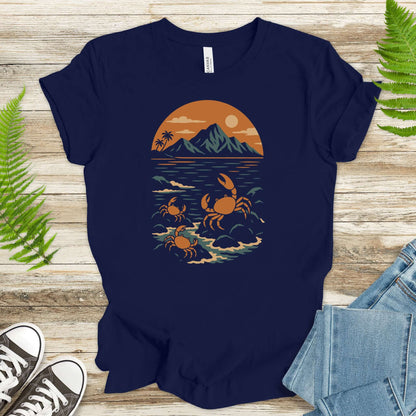 Hawaiian Crabs T-Shirt – Tropical Ocean Nature Hiking Shirt