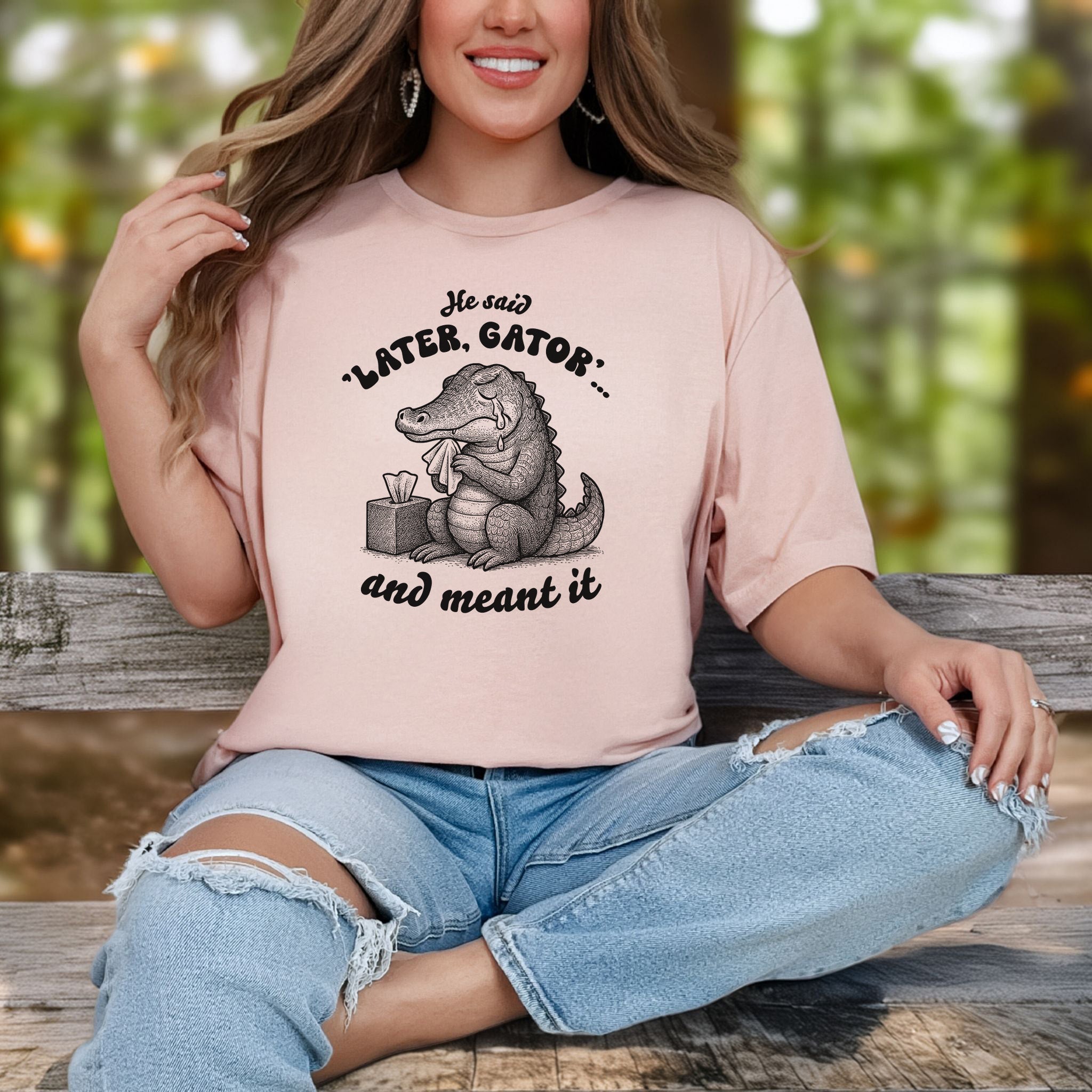 Later Gator Crocodile Shirt – Funny Retro Alligator Meme Tee, Southern Style Lovers