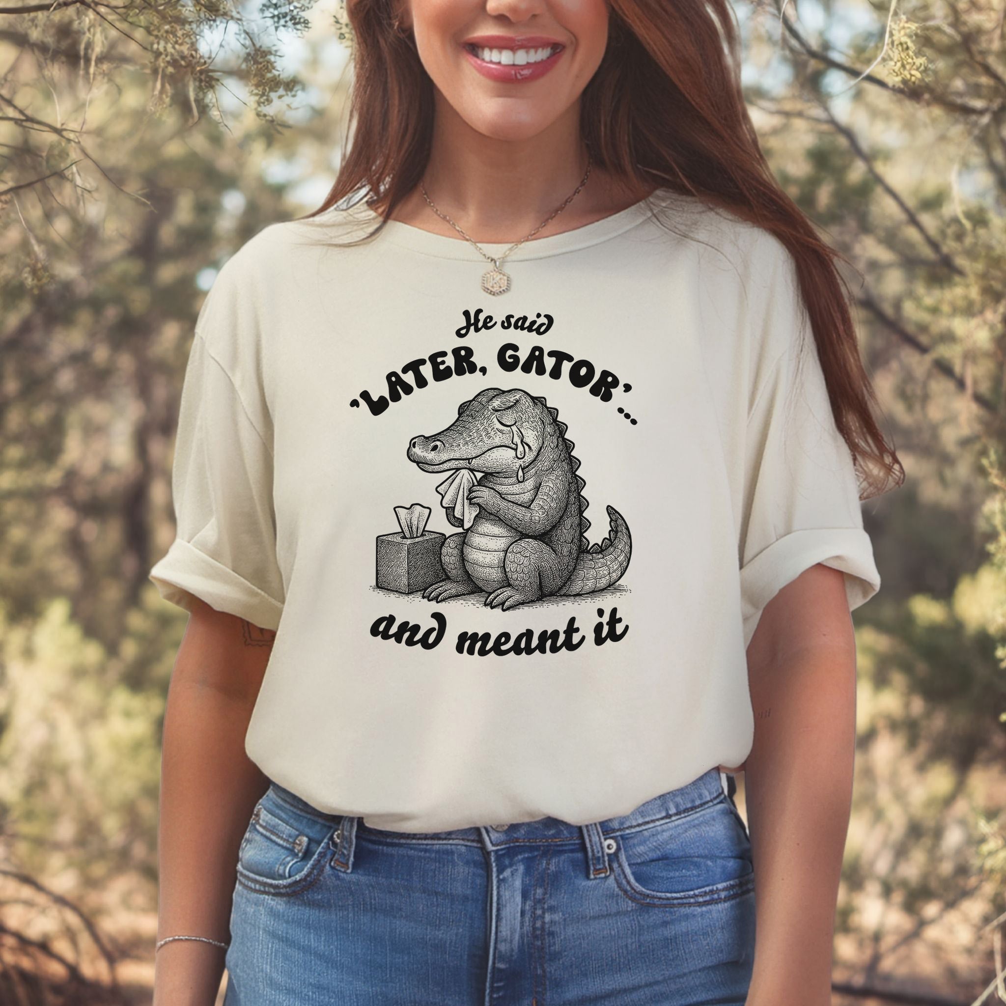 Later Gator Crocodile Shirt – Funny Retro Alligator Meme Tee, Southern Style Lovers