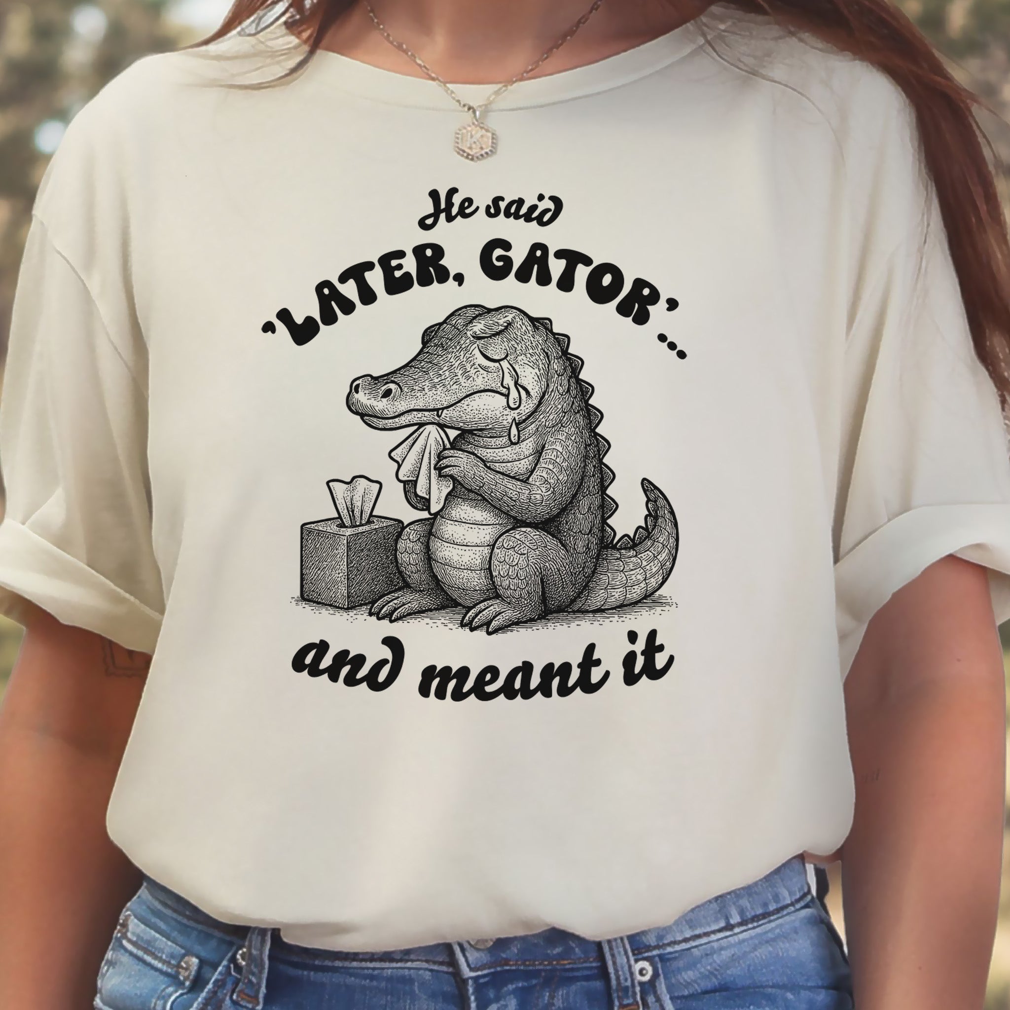 Later Gator Crocodile Shirt – Funny Retro Alligator Meme Tee, Southern Style Lovers