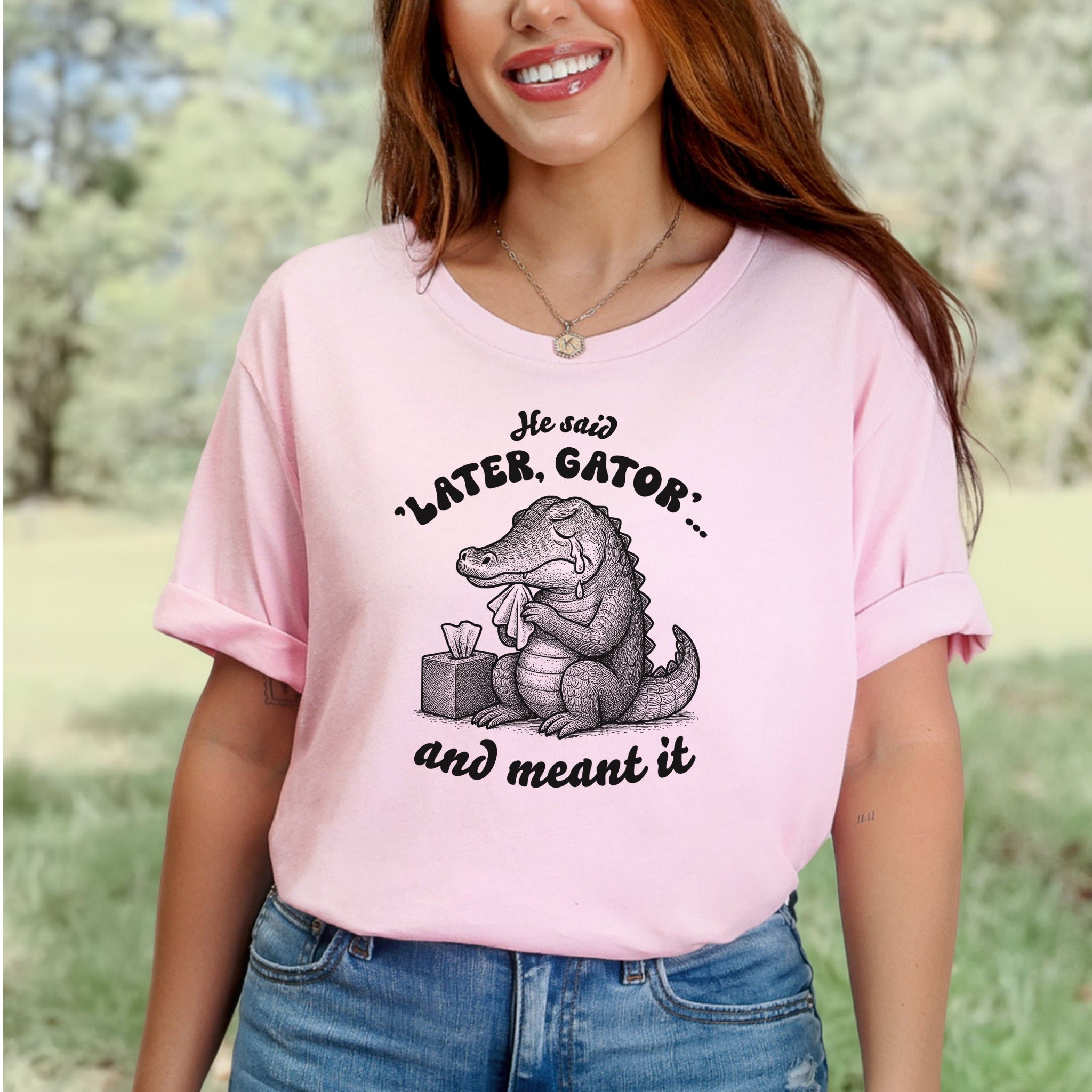 Later Gator Crocodile Shirt – Funny Retro Alligator Meme Tee, Southern Style Lovers