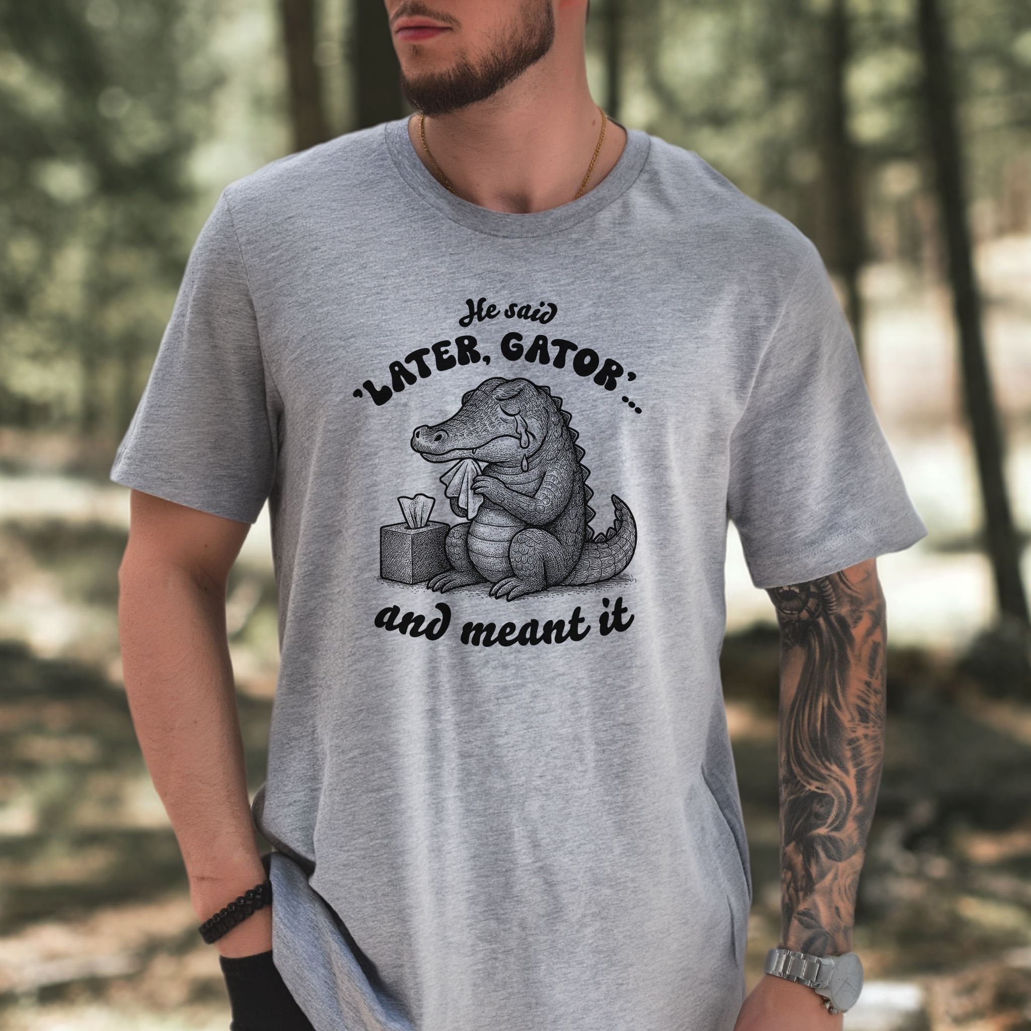 Later Gator Crocodile Shirt – Funny Retro Alligator Meme Tee, Southern Style Lovers