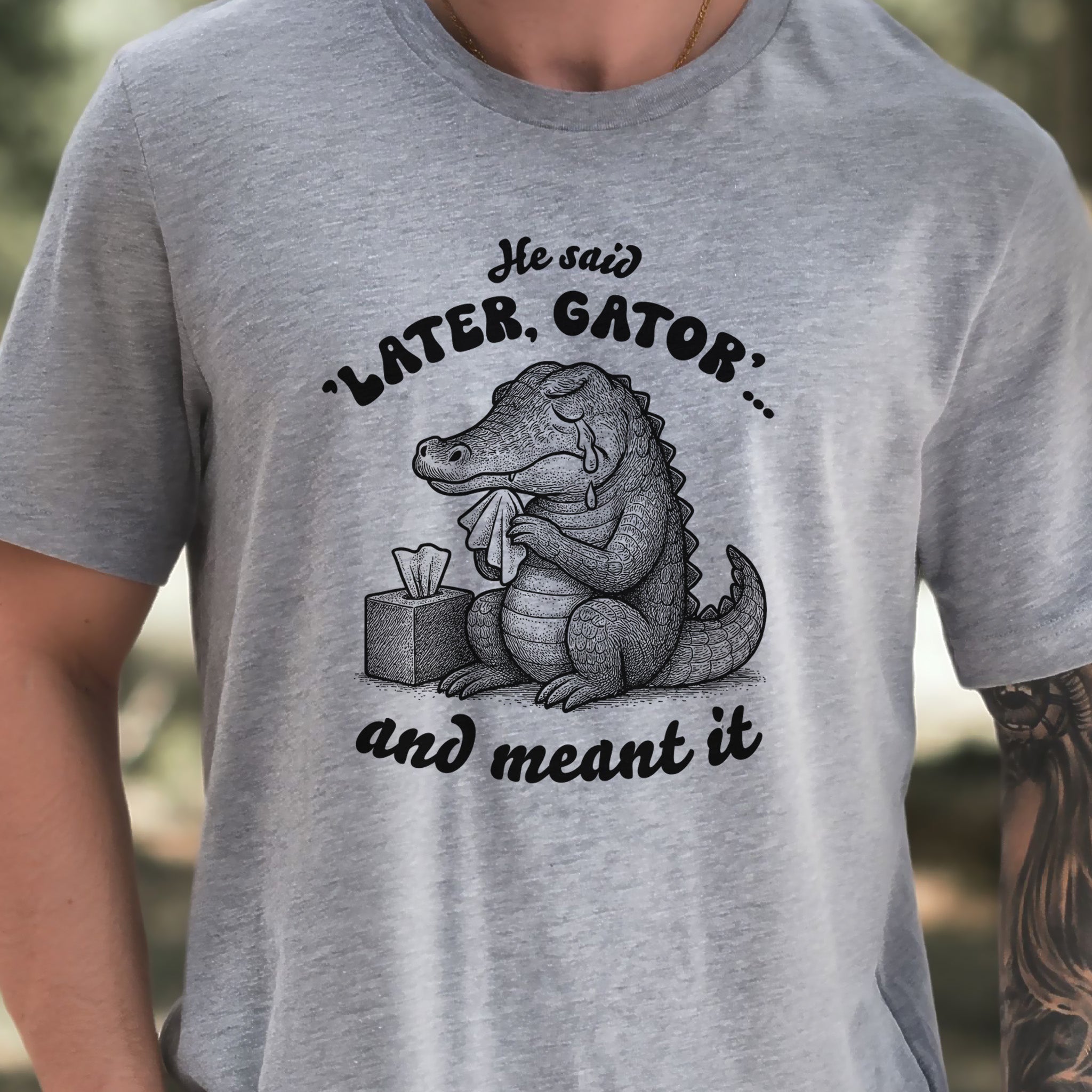 Later Gator Crocodile Shirt – Funny Retro Alligator Meme Tee, Southern Style Lovers