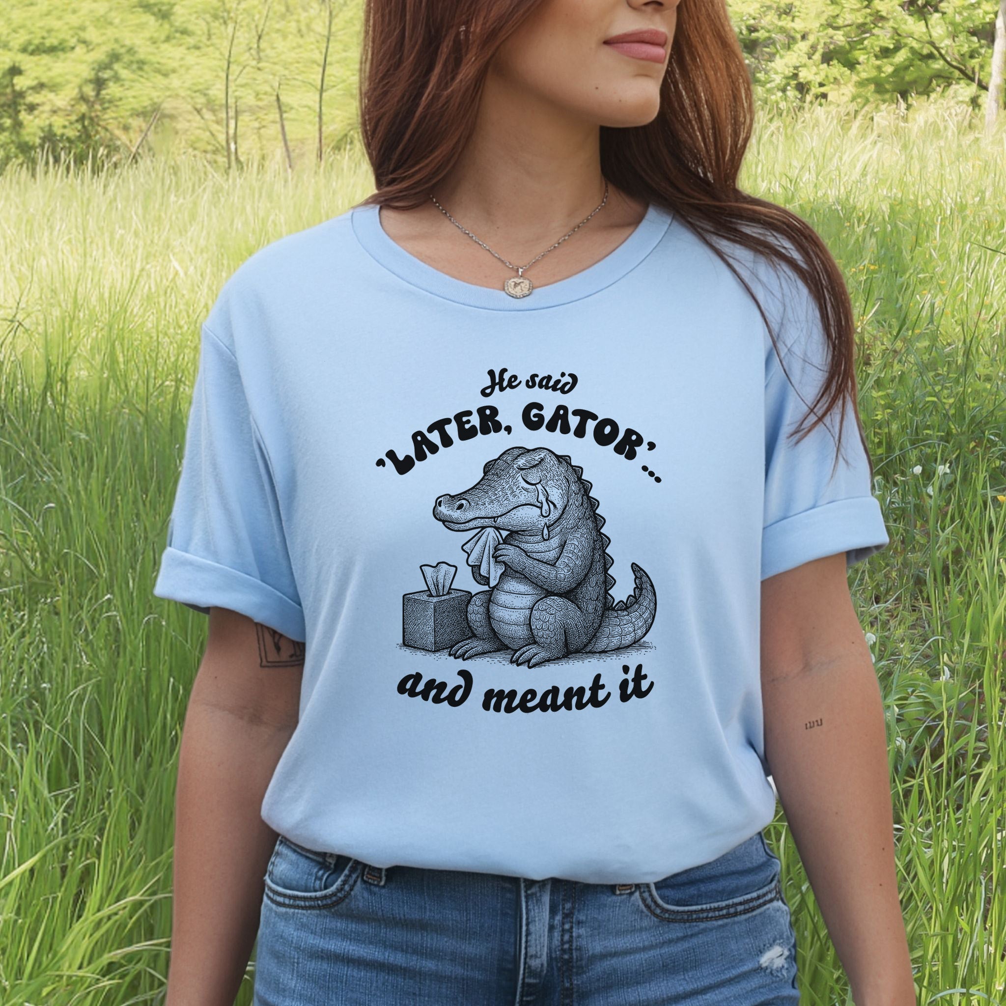 Later Gator Crocodile Shirt – Funny Retro Alligator Meme Tee, Southern Style Lovers