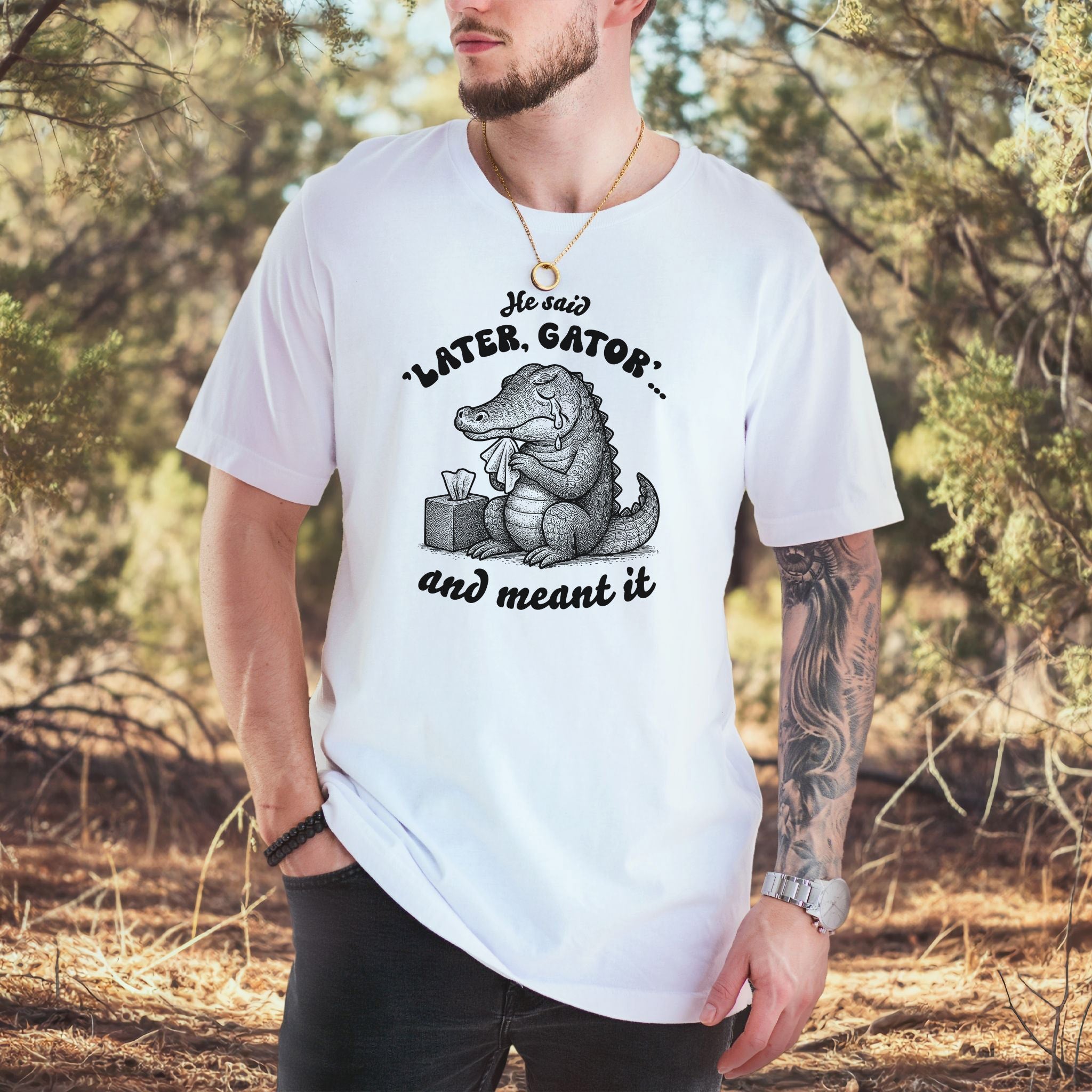 Later Gator Crocodile Shirt – Funny Retro Alligator Meme Tee, Southern Style Lovers