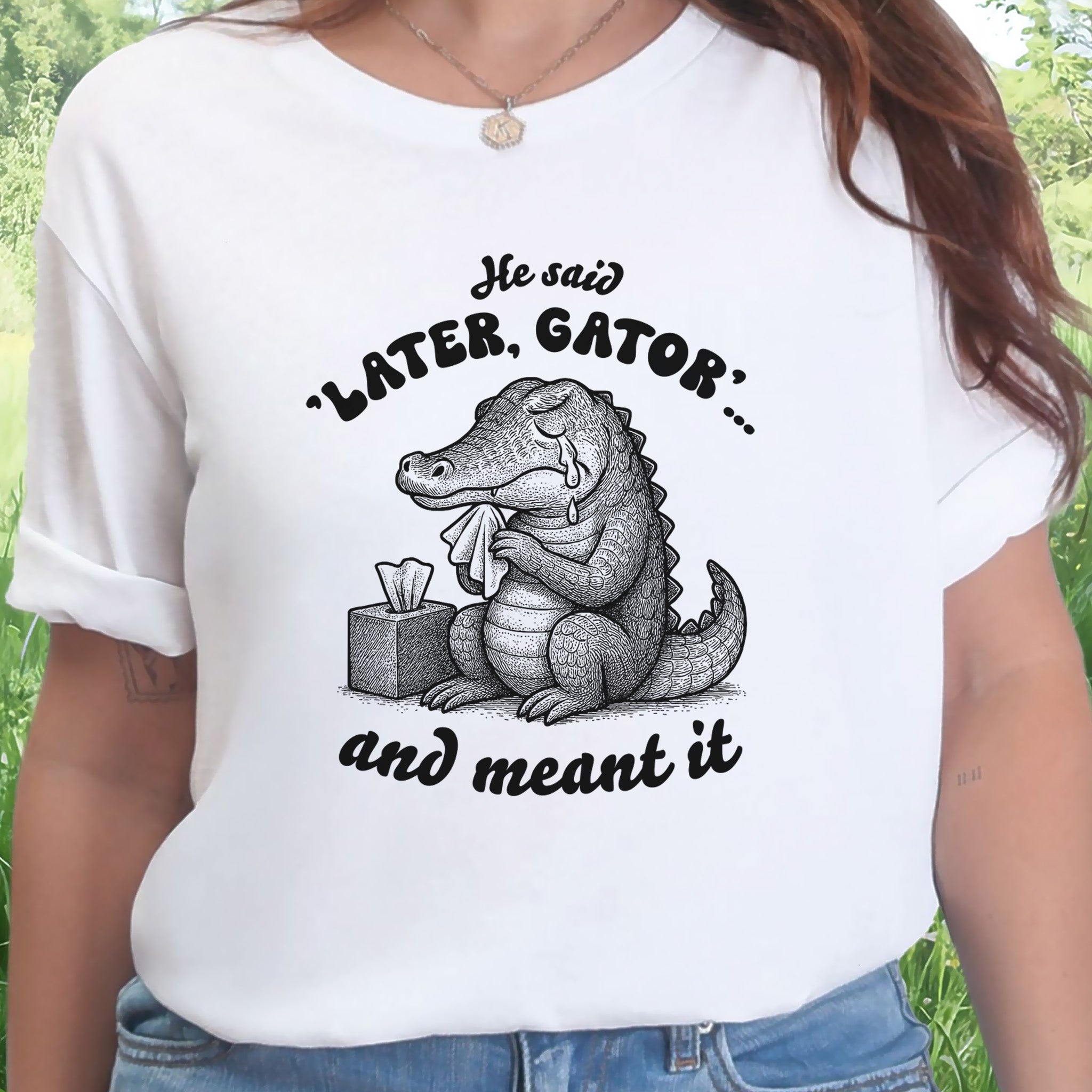 Later Gator Crocodile Shirt – Funny Retro Alligator Meme Tee, Southern Style Lovers