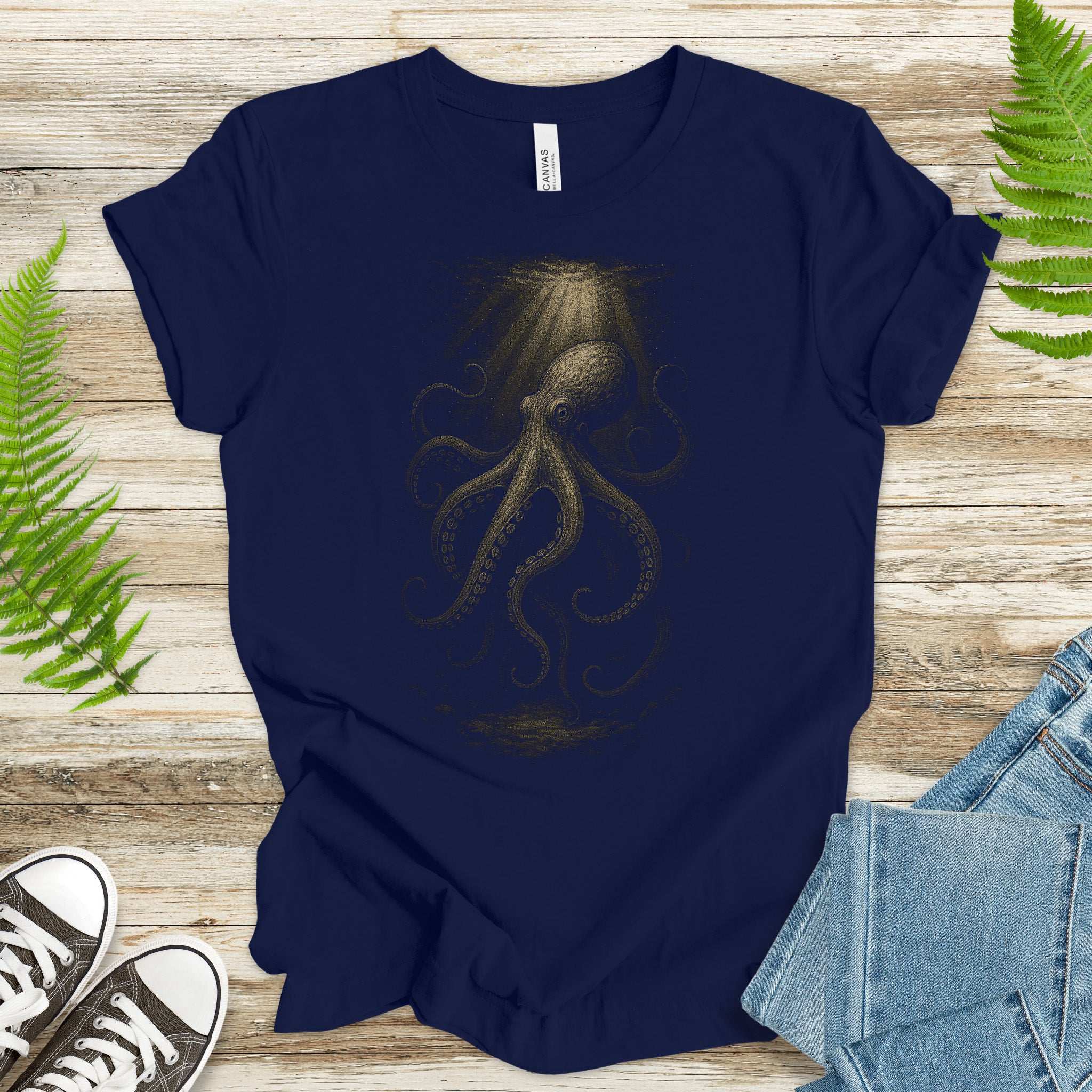 Octopus Spirit Animal T-Shirt – Deep Sea Mystic Vibes