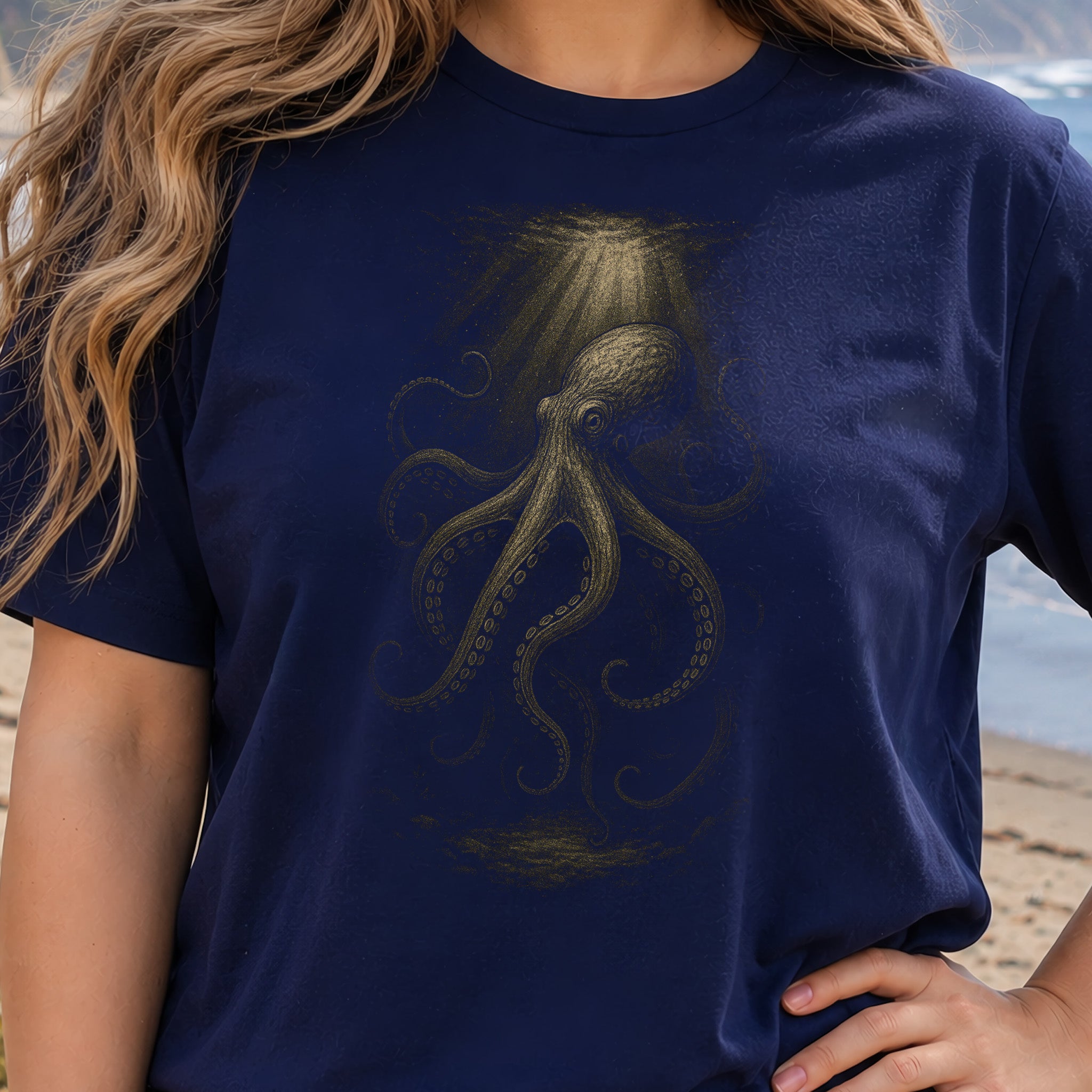 Octopus Spirit Animal T-Shirt – Deep Sea Mystic Vibes