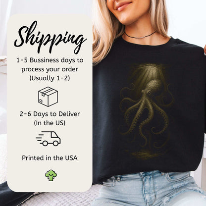 Octopus Spirit Animal Sweatshirt – Deep Sea Mystic Vibes