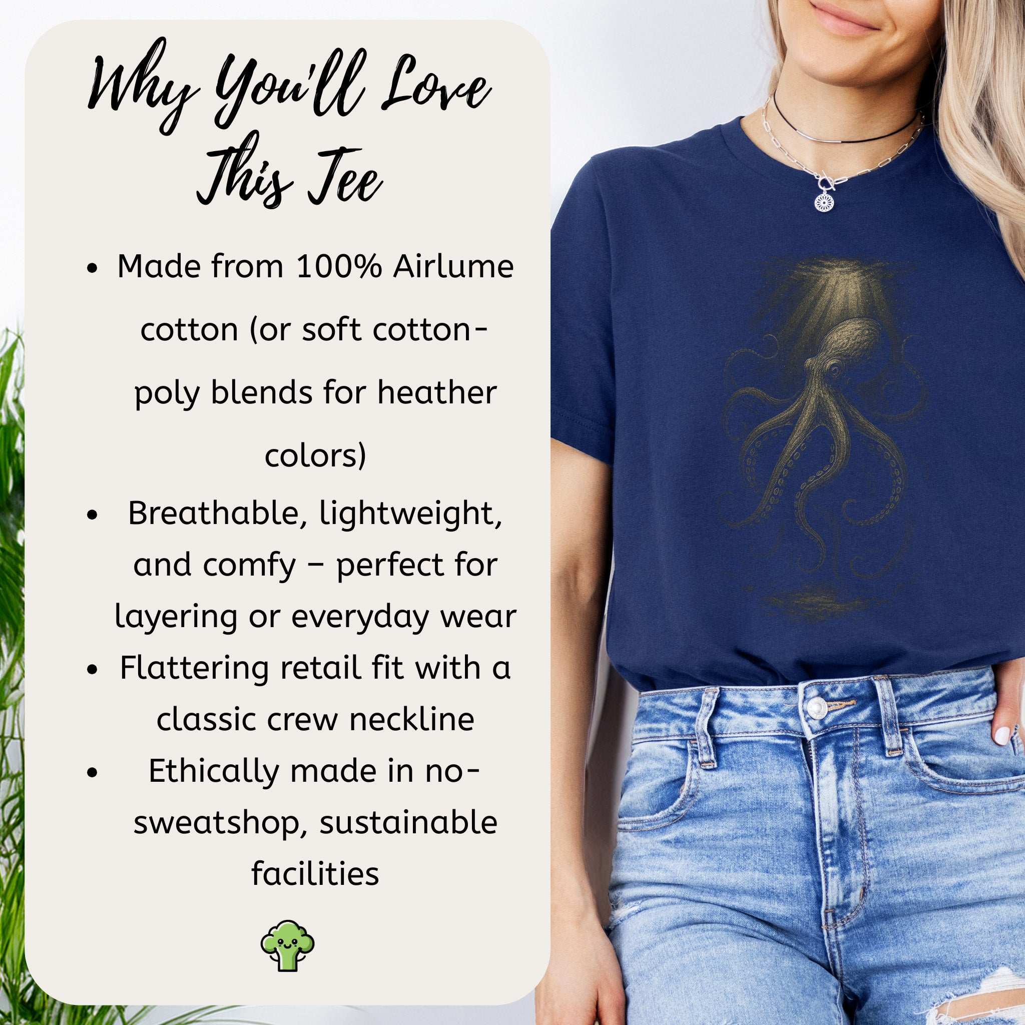 Octopus Spirit Animal T-Shirt – Deep Sea Mystic Vibes