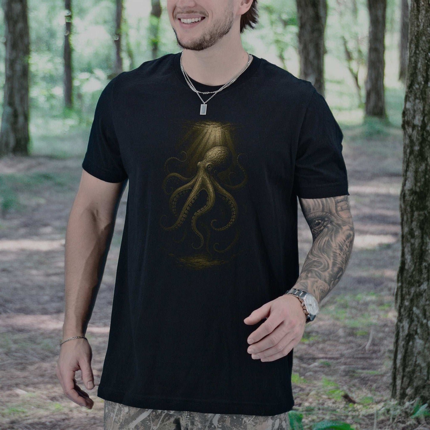 Octopus Spirit Animal T-Shirt – Deep Sea Mystic Vibes