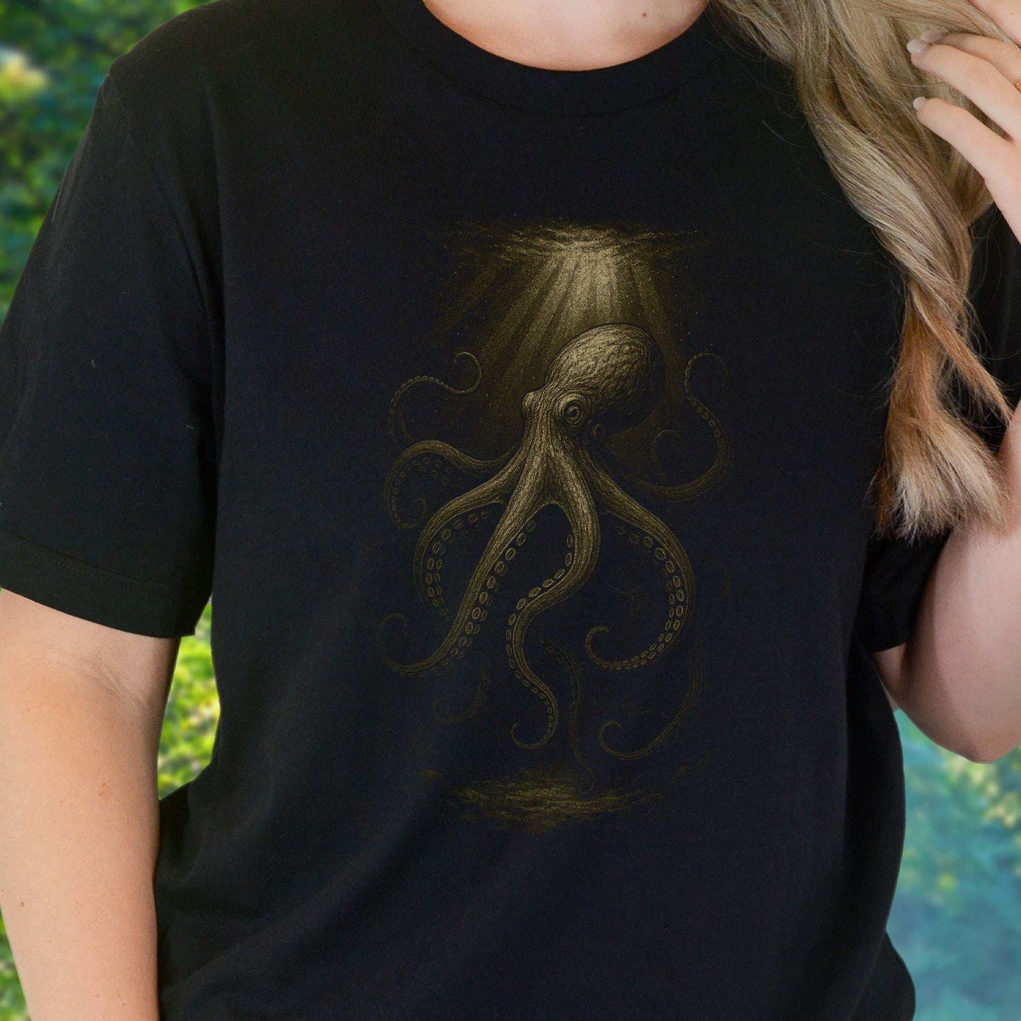 Octopus Spirit Animal T-Shirt – Deep Sea Mystic Vibes