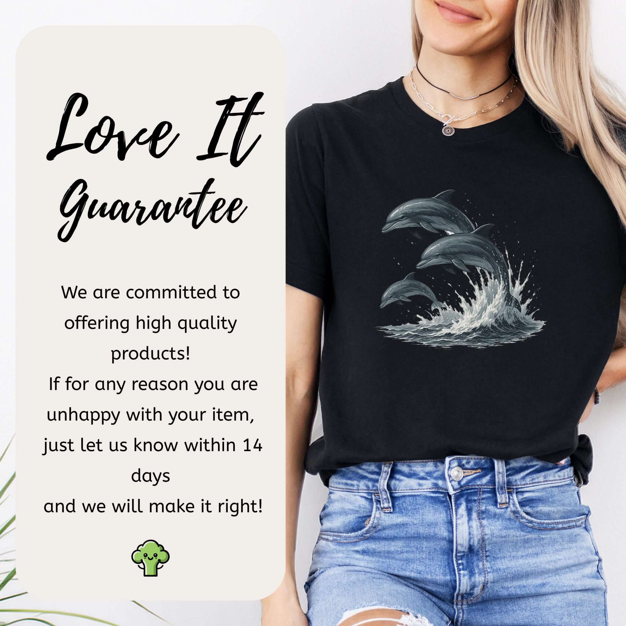 Jumping Dolphins T-Shirt – Spirit Animal of Joy and Ocean Freedom