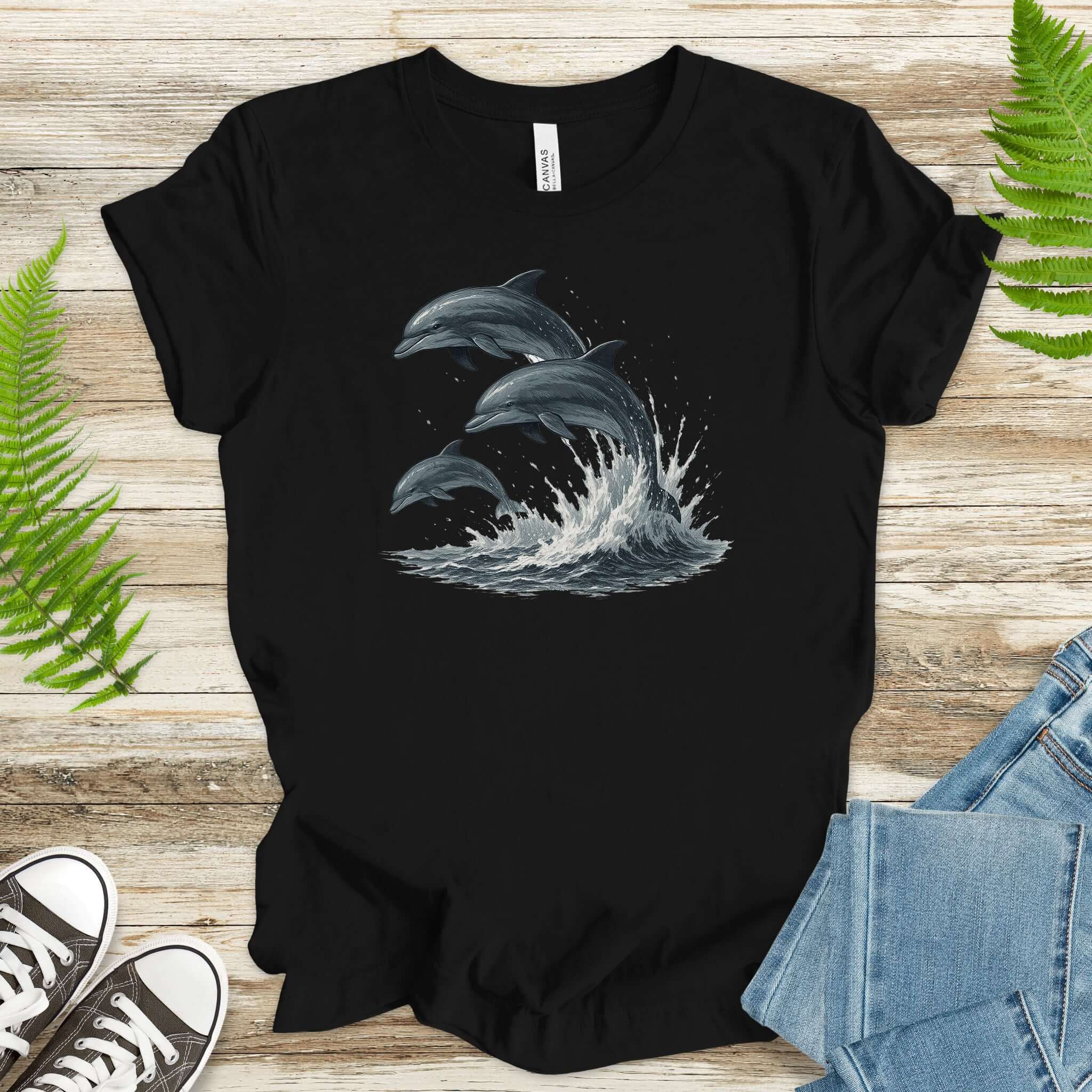 Jumping Dolphins T-Shirt – Spirit Animal of Joy and Ocean Freedom