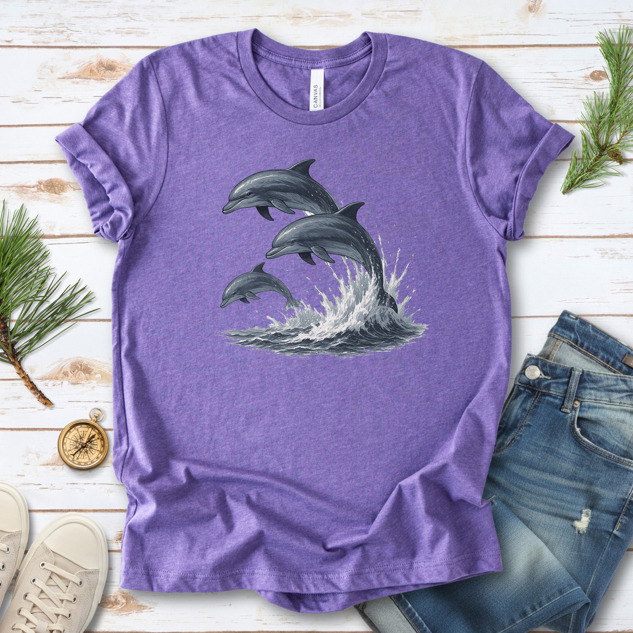 Jumping Dolphins T-Shirt – Spirit Animal of Joy and Ocean Freedom