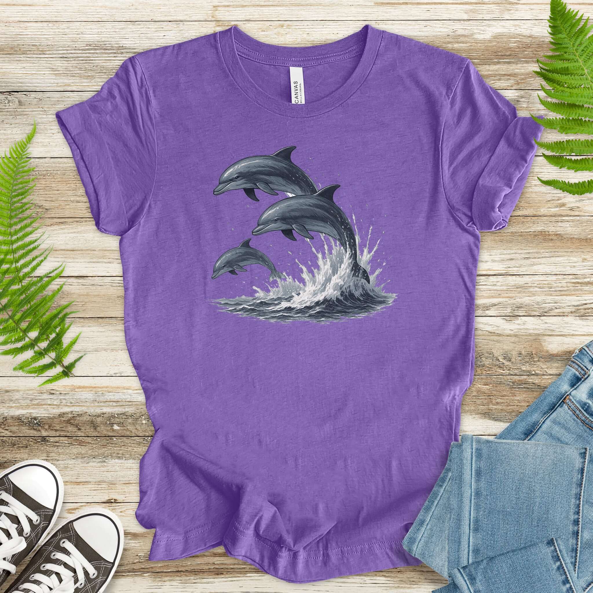 Jumping Dolphins T-Shirt – Spirit Animal of Joy and Ocean Freedom