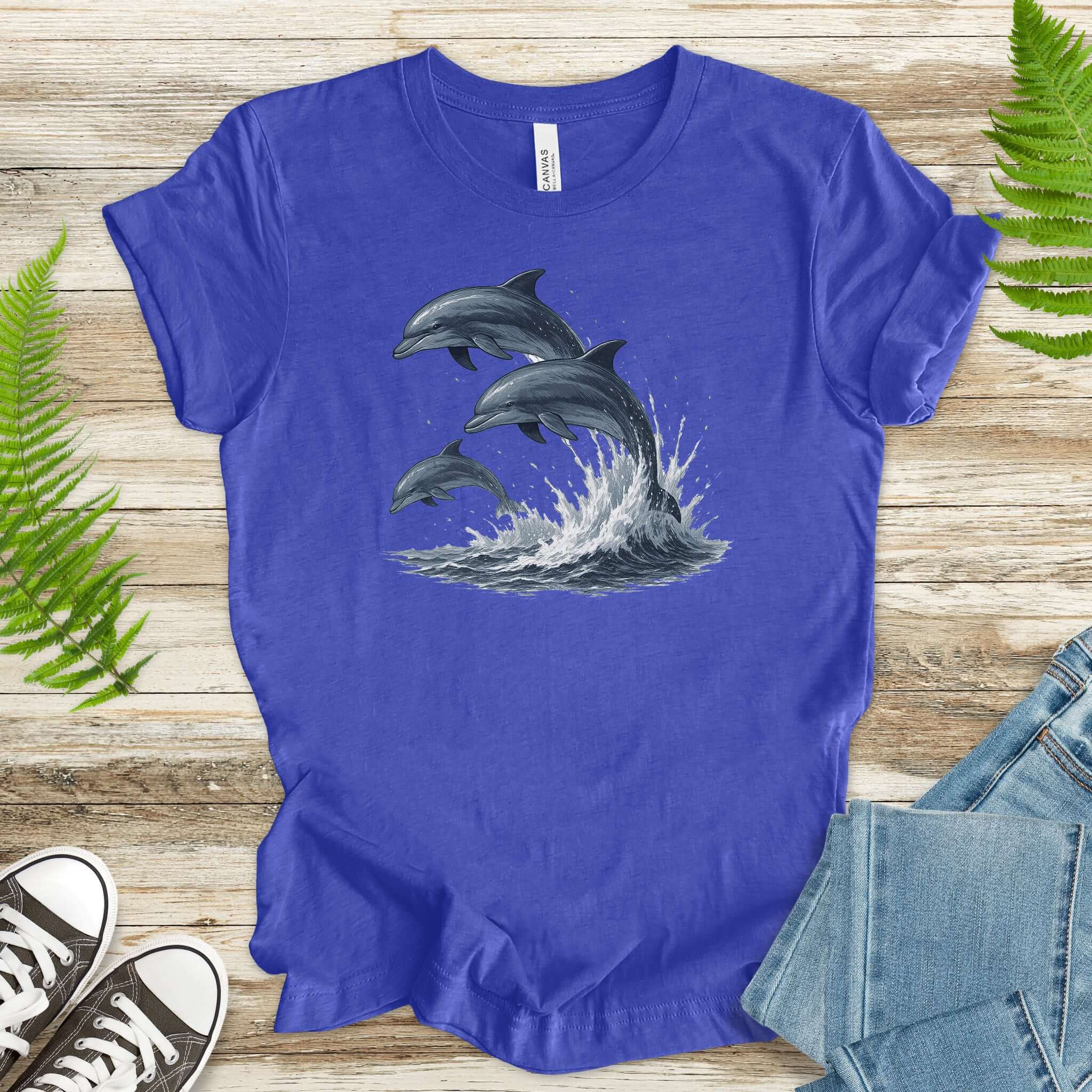 Jumping Dolphins T-Shirt – Spirit Animal of Joy and Ocean Freedom