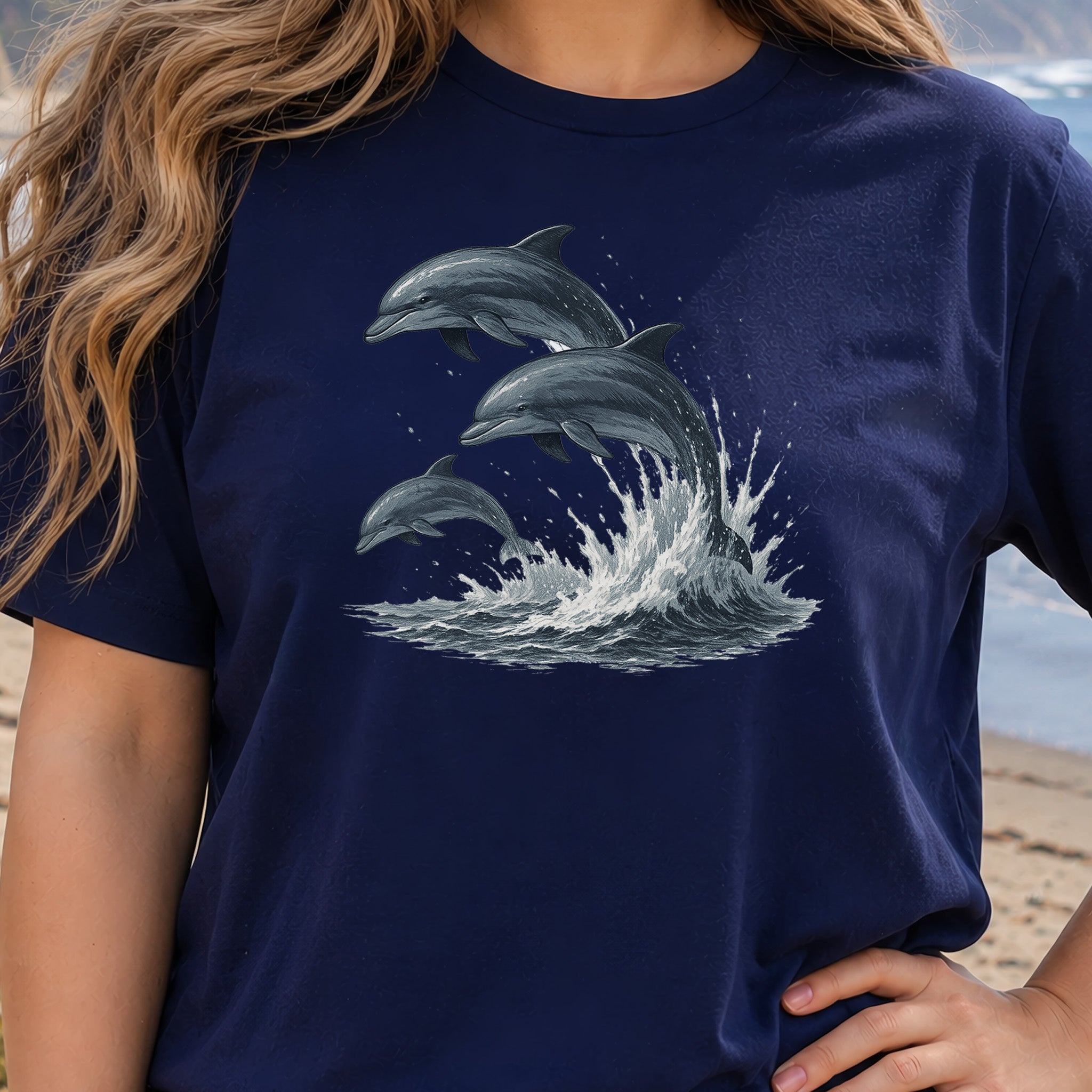 Jumping Dolphins T-Shirt – Spirit Animal of Joy and Ocean Freedom